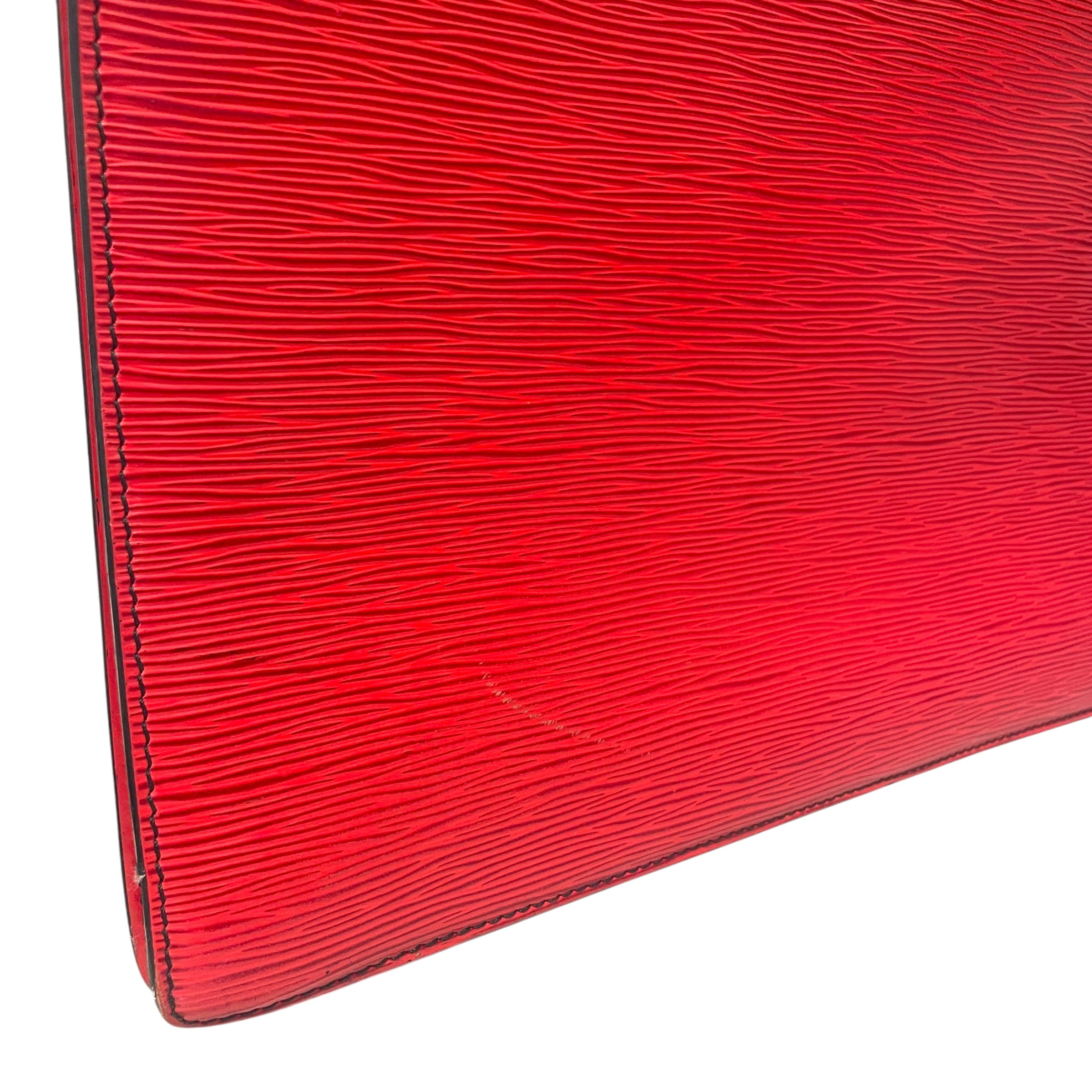 LOUIS VUITTON/Briefcase/Leather/RED/Serviette Conseiller view 4