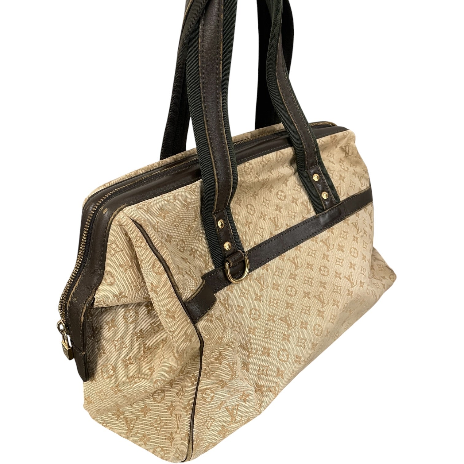 LOUIS VUITTON/Hand Bag/Monogram/Cotton/MLT/mini lin canvas josephine gm view 6