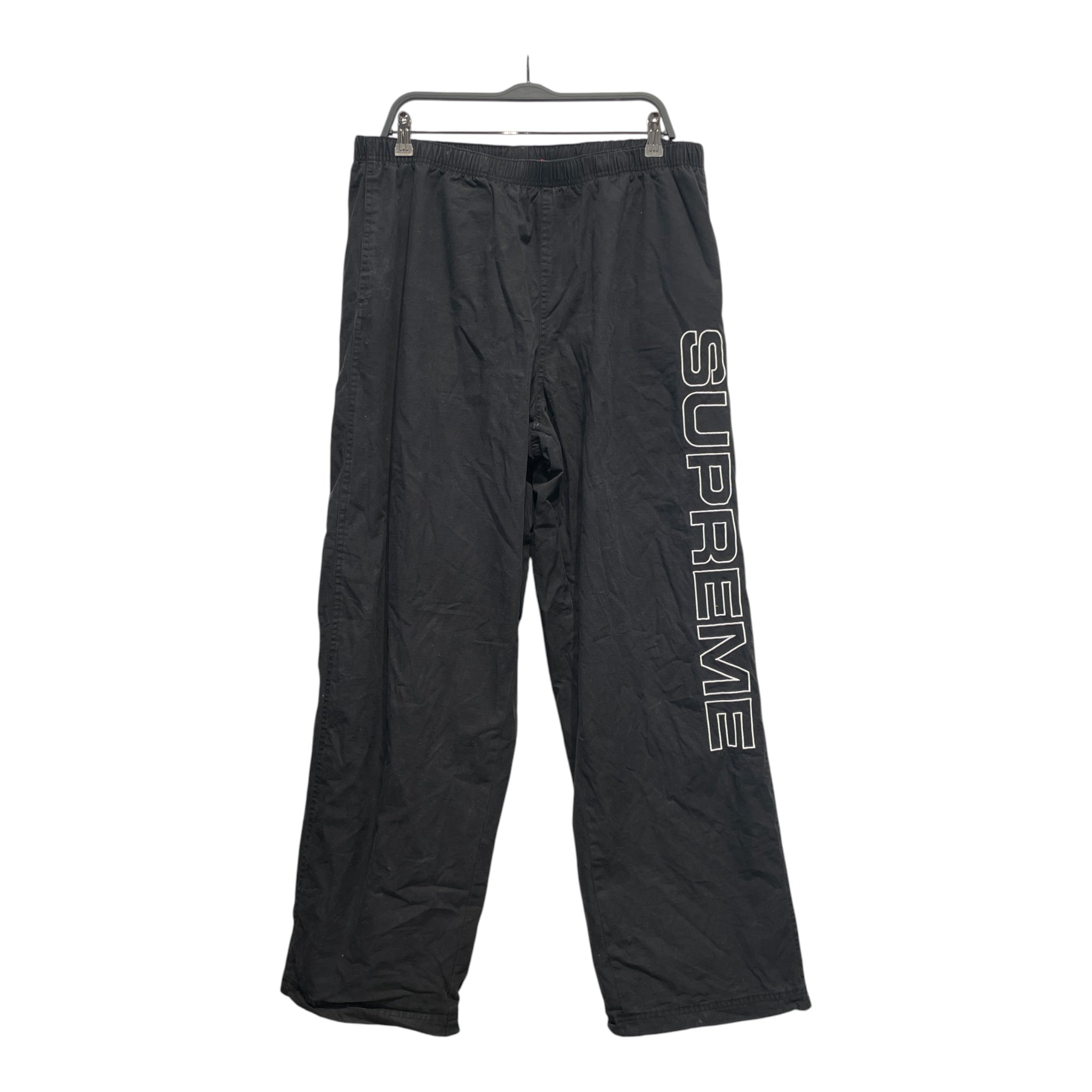 Supreme/Pants/XL/Cotton/BLK/Graphic/supreme side logo view 1