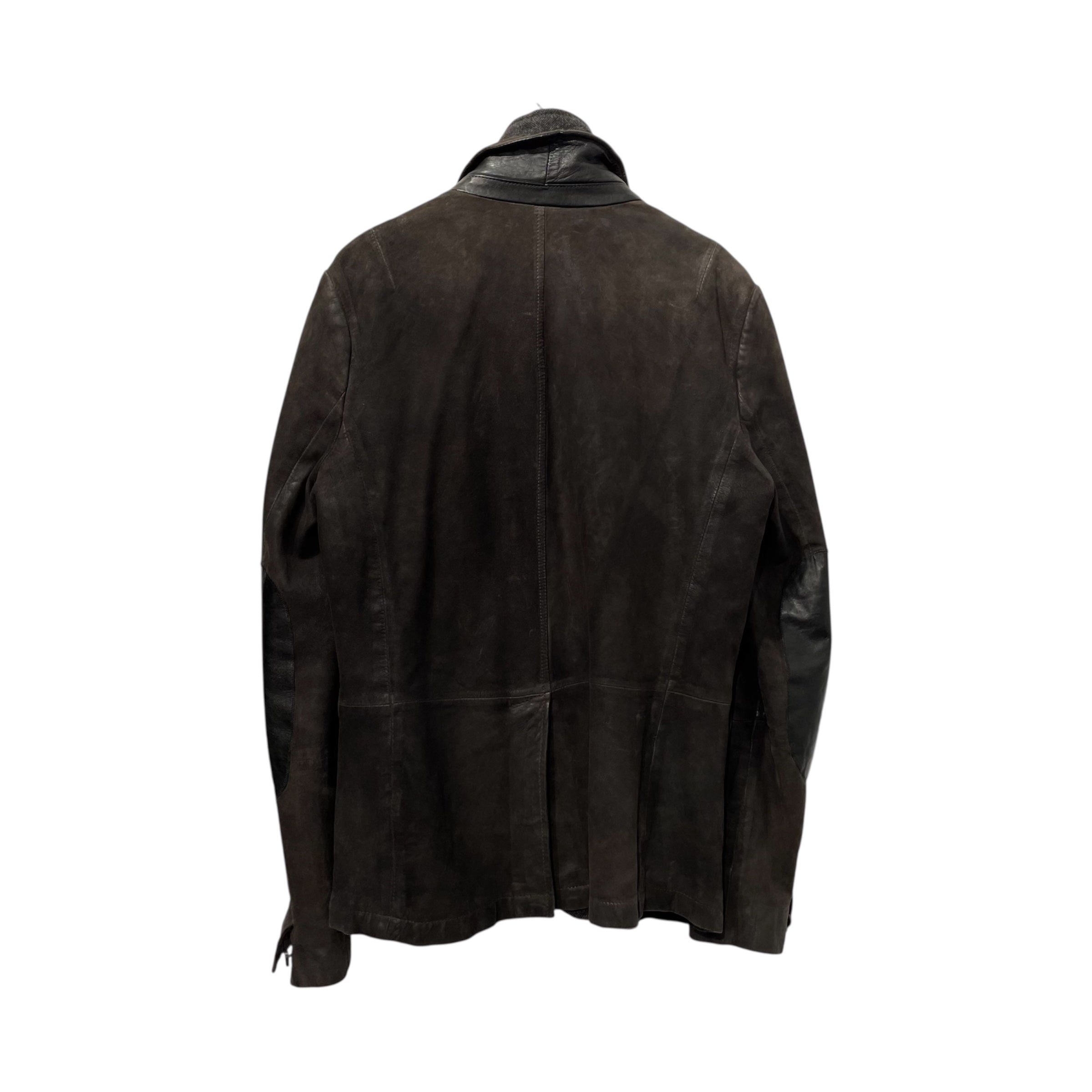 ALLSAINTS/Jacket/M/Suede/BRW/survey waxed suede double laye view 2