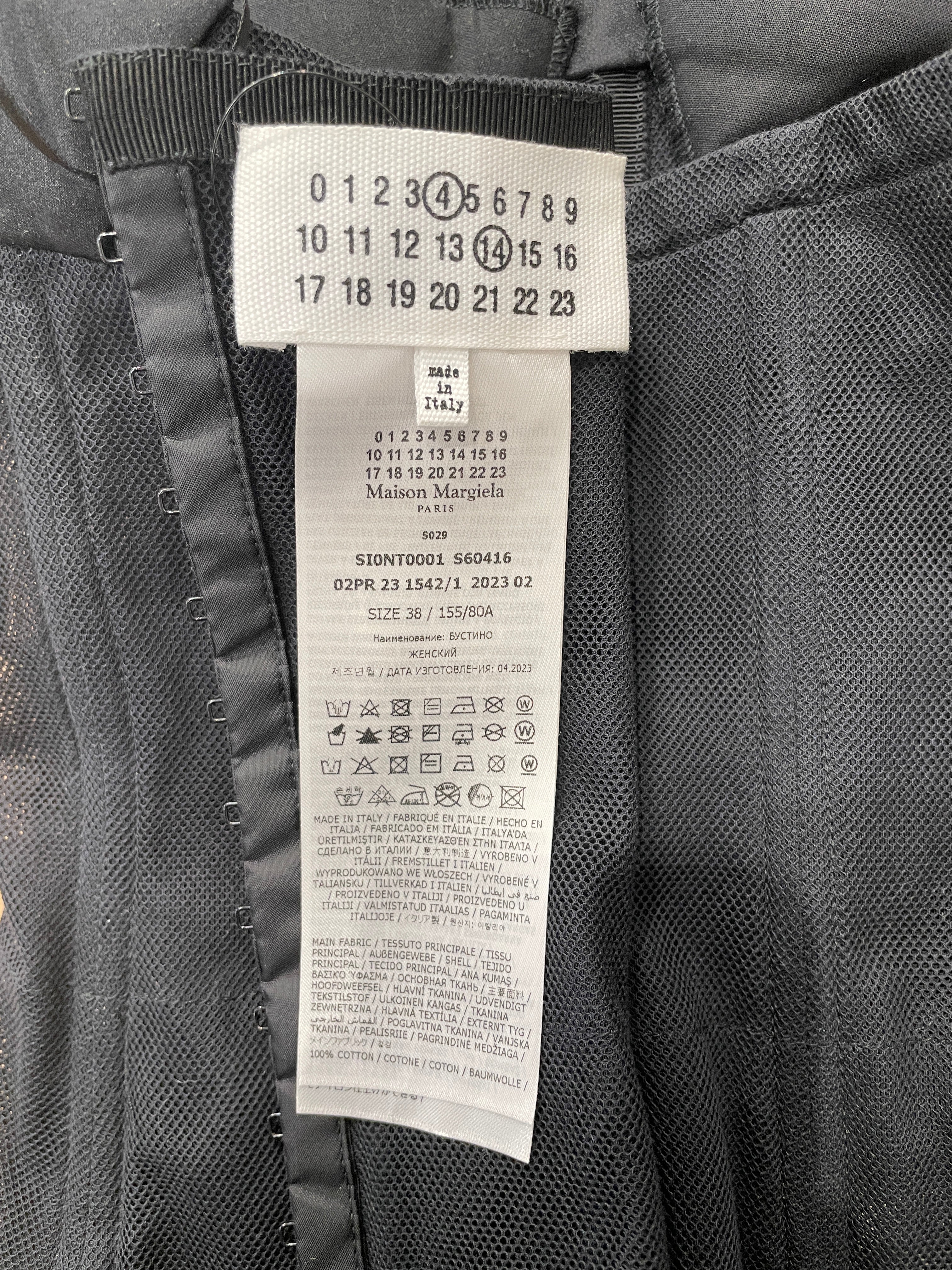 Maison Margiela/Camisole/38/Cotton/BLK/ view 3