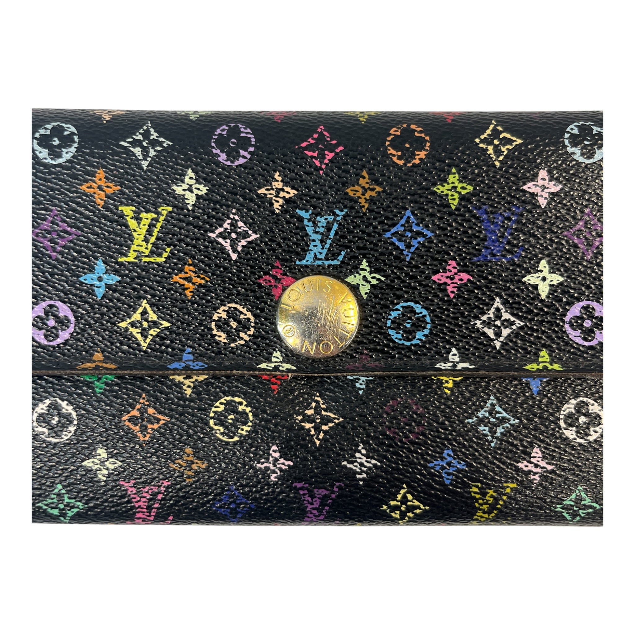 LOUIS VUITTON/Long Wallet/Monogram/Leather/BLK/L's/TAKASHI MURAKAMI SARAH WALLET view 7