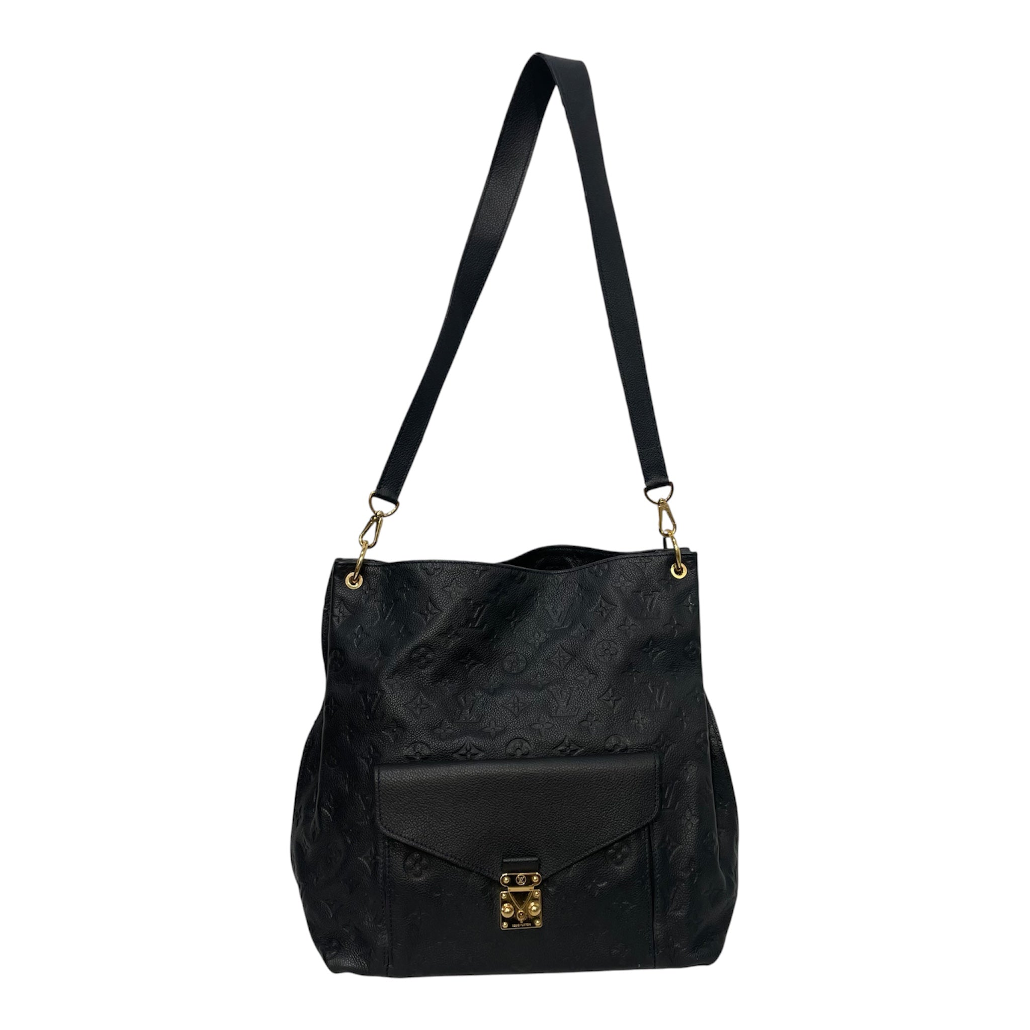 LOUIS VUITTON/Cross Body Bag/Monogram/Leather/NVY/Metis Hobo view 1