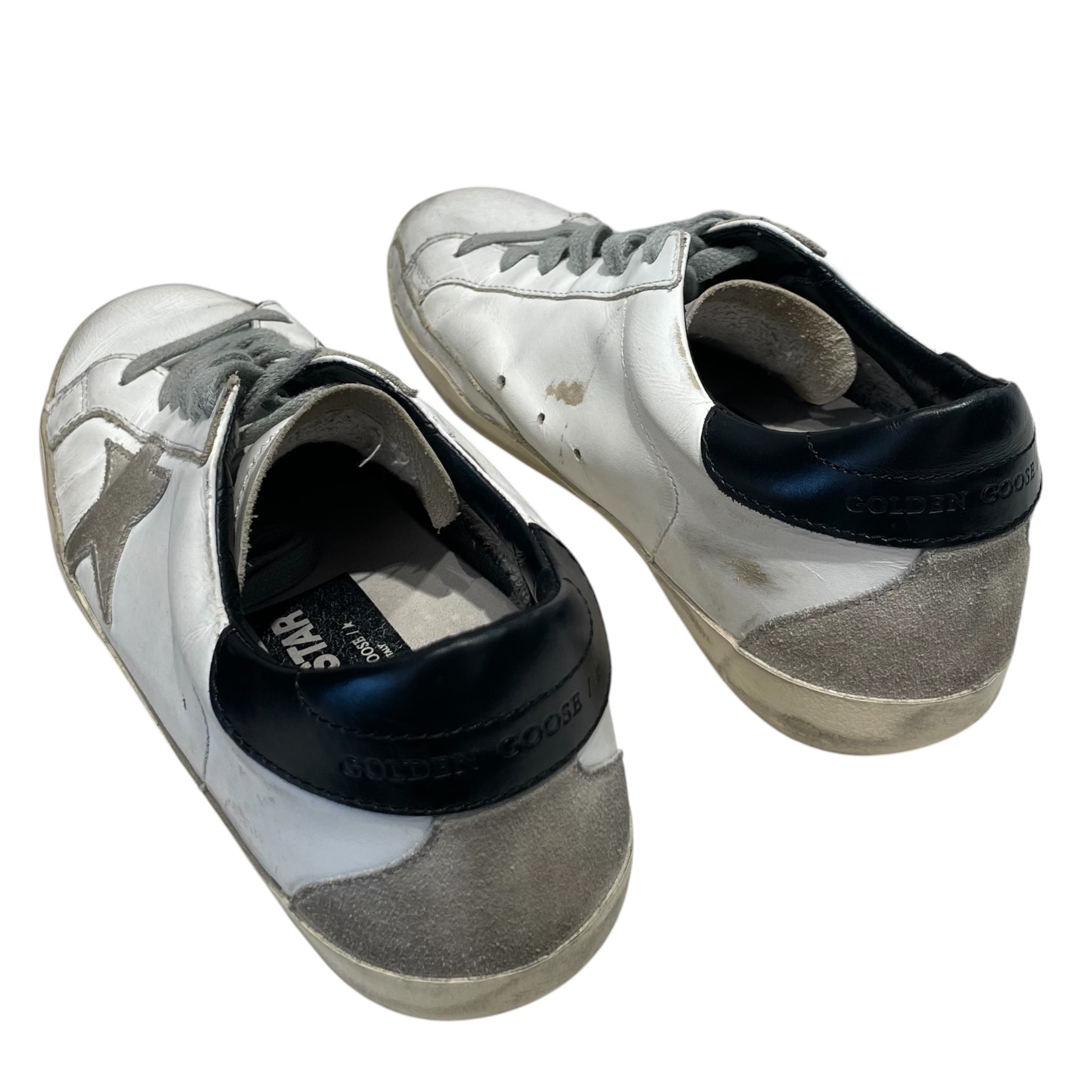 GOLDEN GOOSE/Low-Sneakers/EU 38/Leather/WHT/Superstar view 2