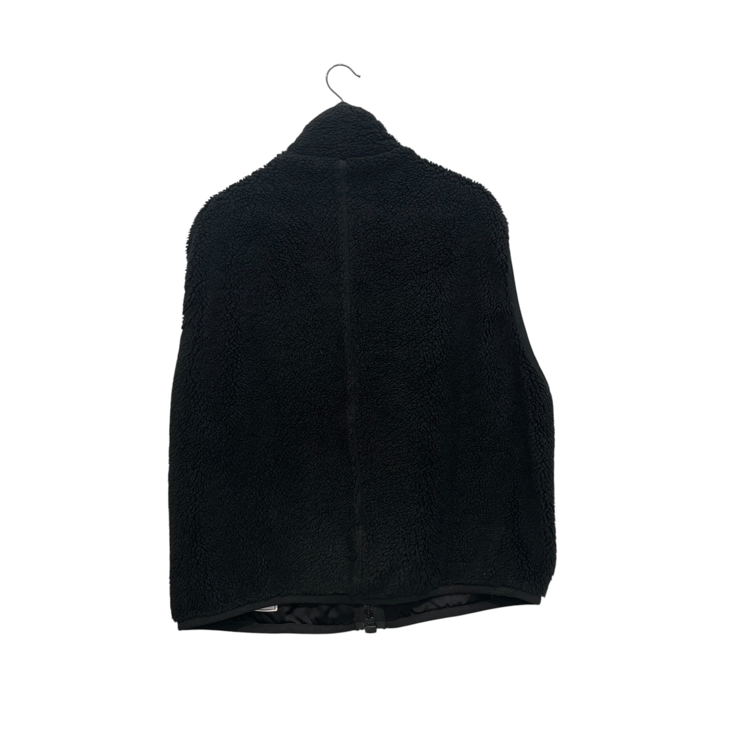 MAISON MIHARA YASUHIRO/Fleece Jkt/Polyester/BLK/FLEECE VEST OVERSIZE ZIPPER view 2