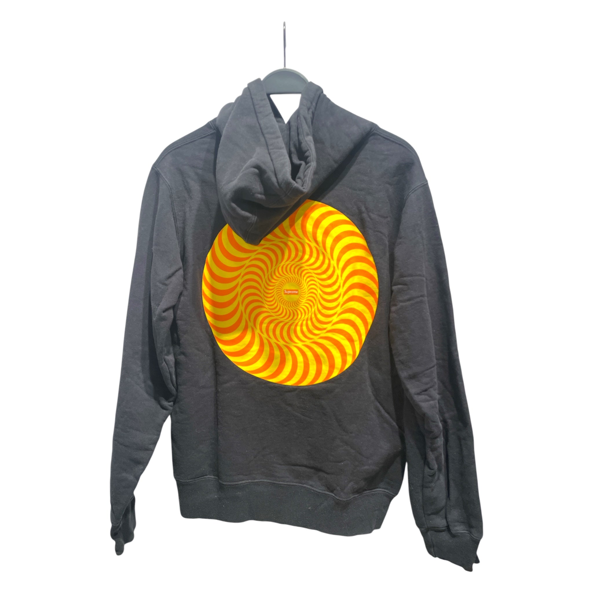 Supreme/Hoodie/M/Cotton/BLK/spitfire view 2