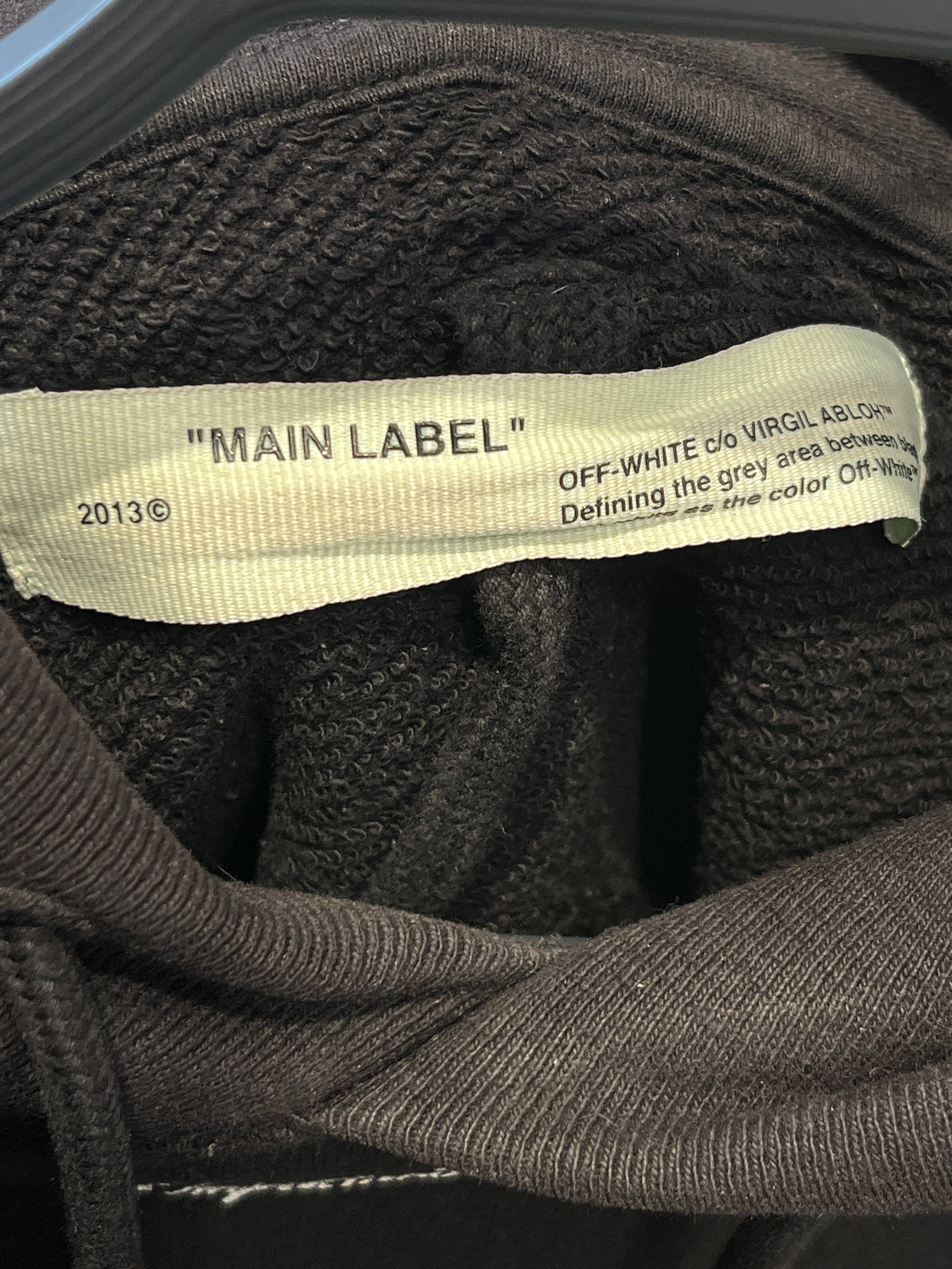 OFF-WHITE/Hoodie/Cotton/BLK/ view 4