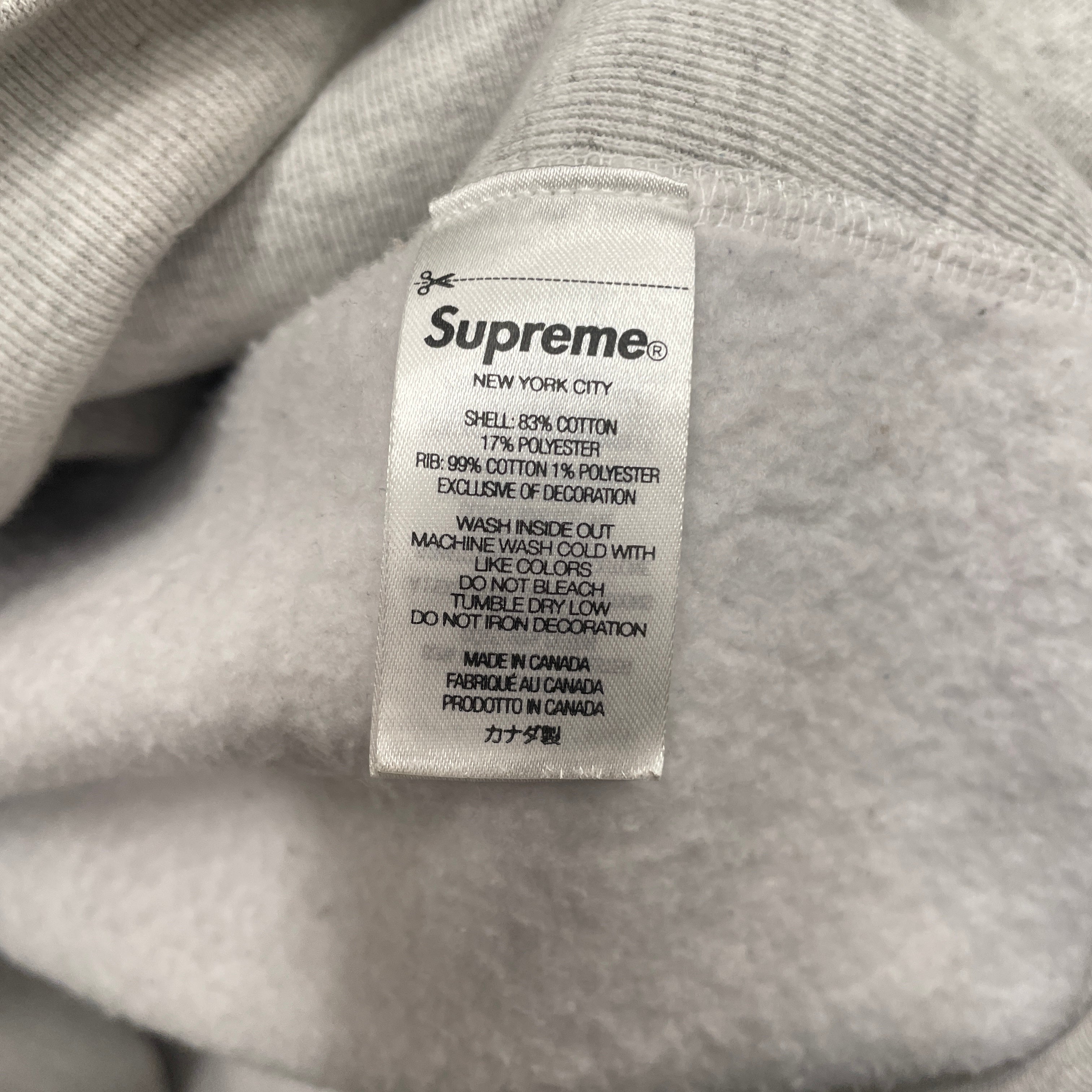 Supreme/Hoodie/XL/Cotton/GRY/CAMO BOX LOGO view 4