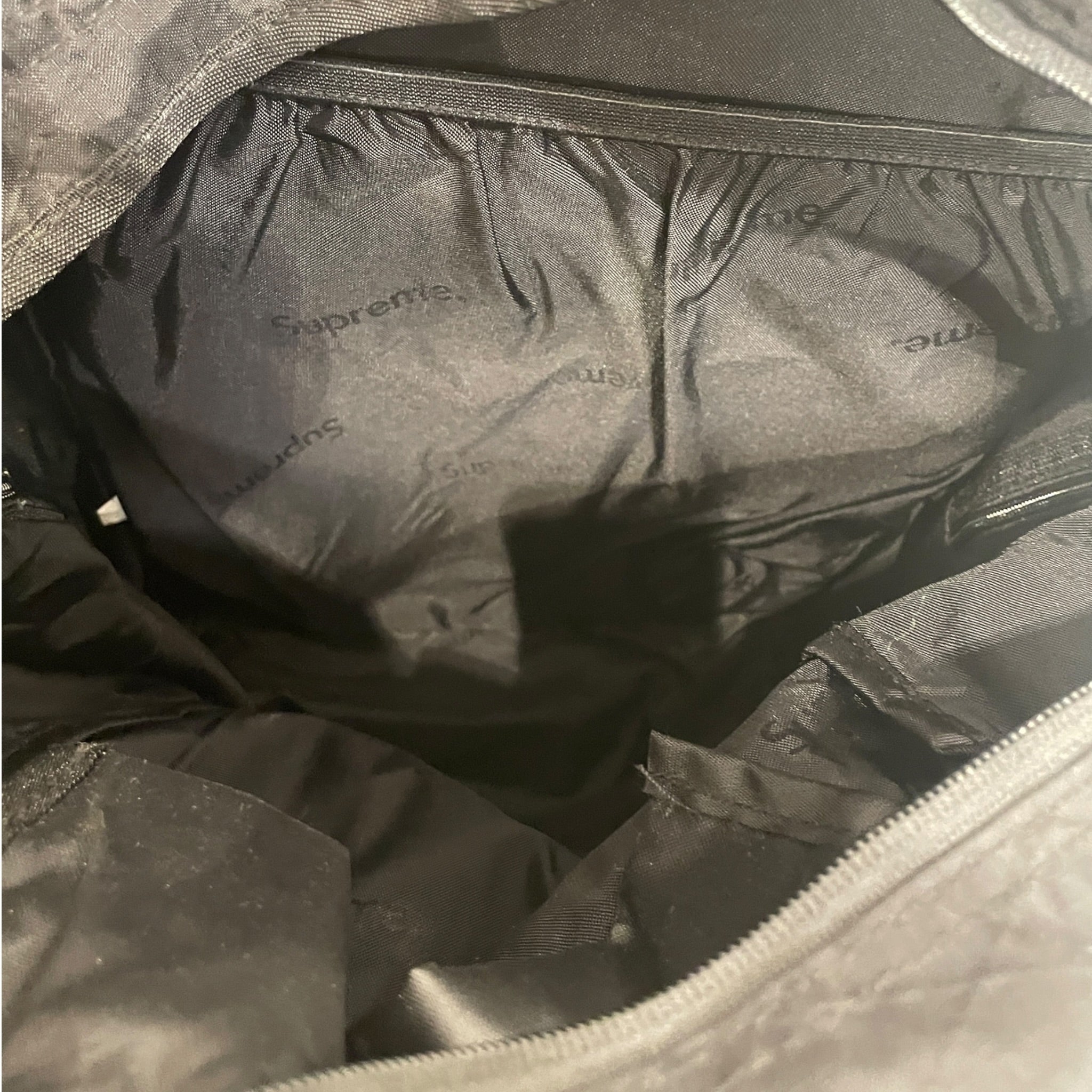 Supreme/Backpack/Nylon/BLK/WHT LOGO view 4