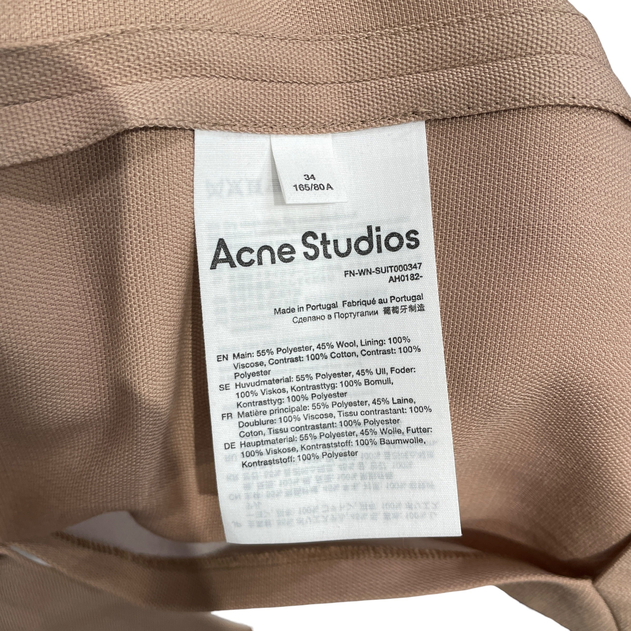 Acne Studios/SS Blouse/34/Polyester/BEG/ view 4