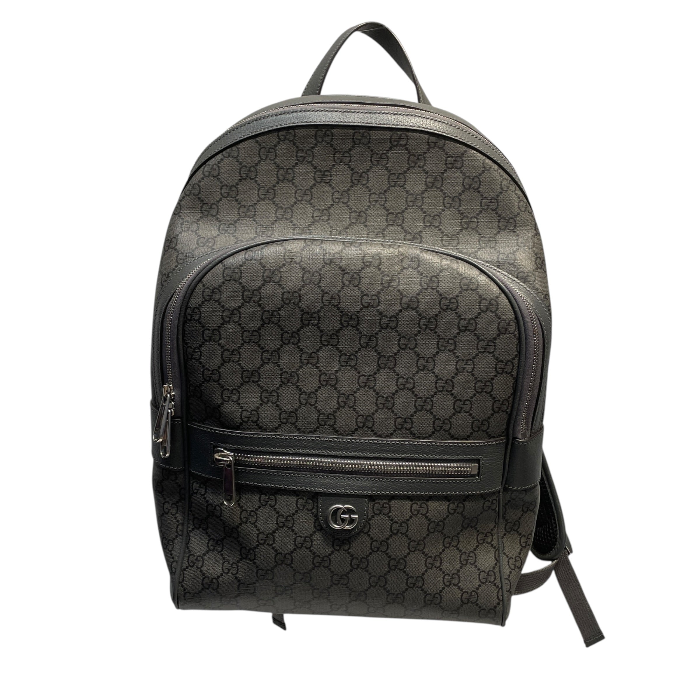 GUCCI/Backpack/Monogram/Leather/GRY/Supreme Ophidia view 1