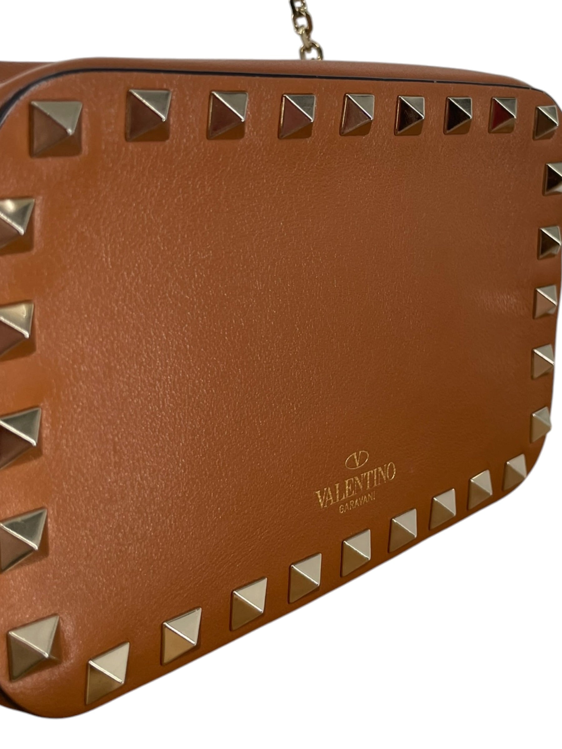 VALENTINO/Cross Body Bag/Leather/CML/ROCKSTUD CAMERA CROSSBODY view 6