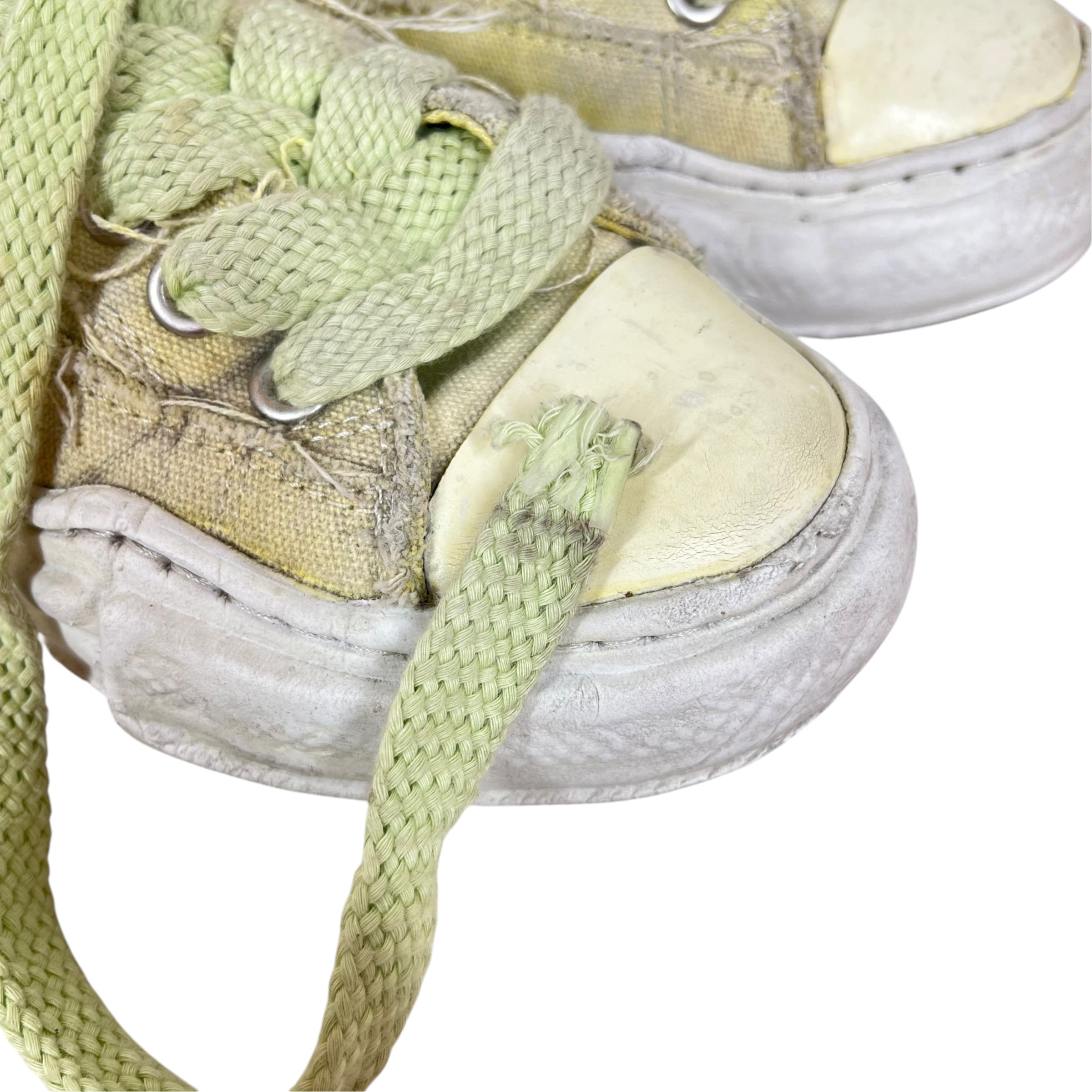 MIHARA YASUHIRO/Low-Sneakers/US 5.5/Cotton/GRN/MMY PETERSON view 5