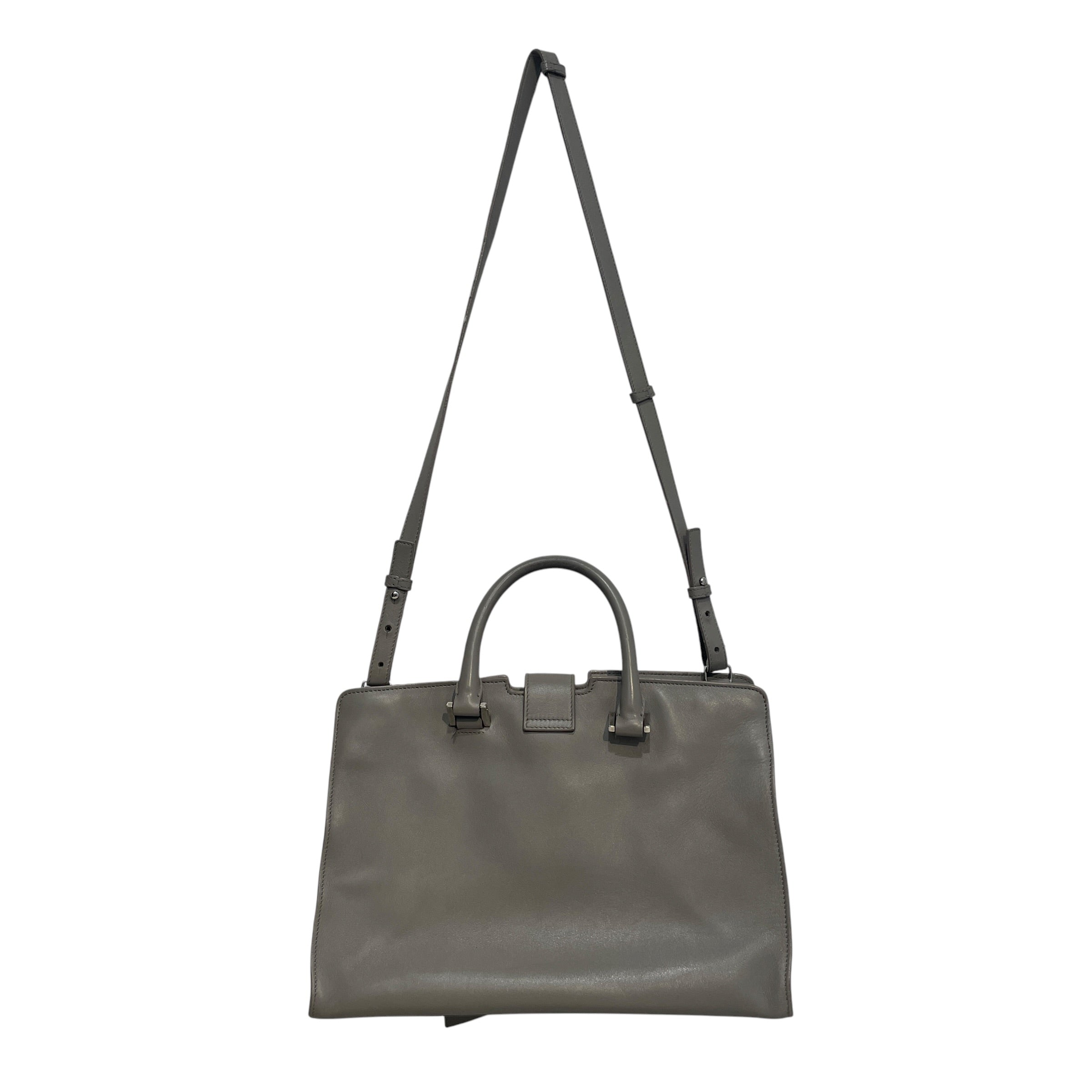 YVES SAINT LAURENT/Cross Body Bag/Leather/GRY/Y Cabas view 2