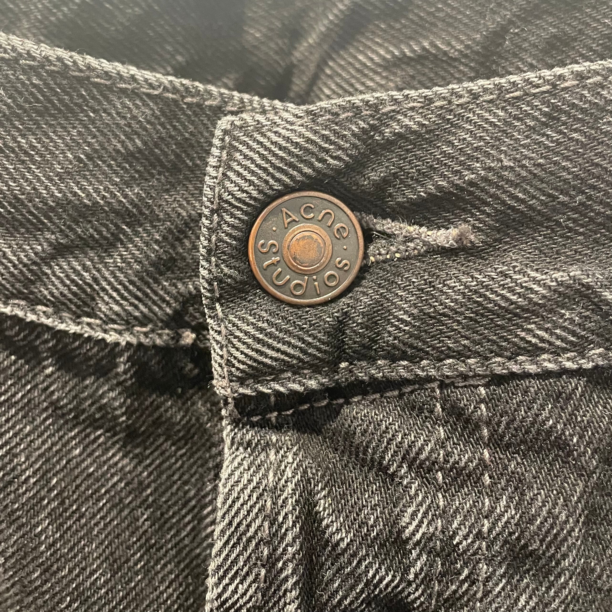 Acne Studios/Pants/32/Denim/BLK/2021M VINTAGE BLACK view 5