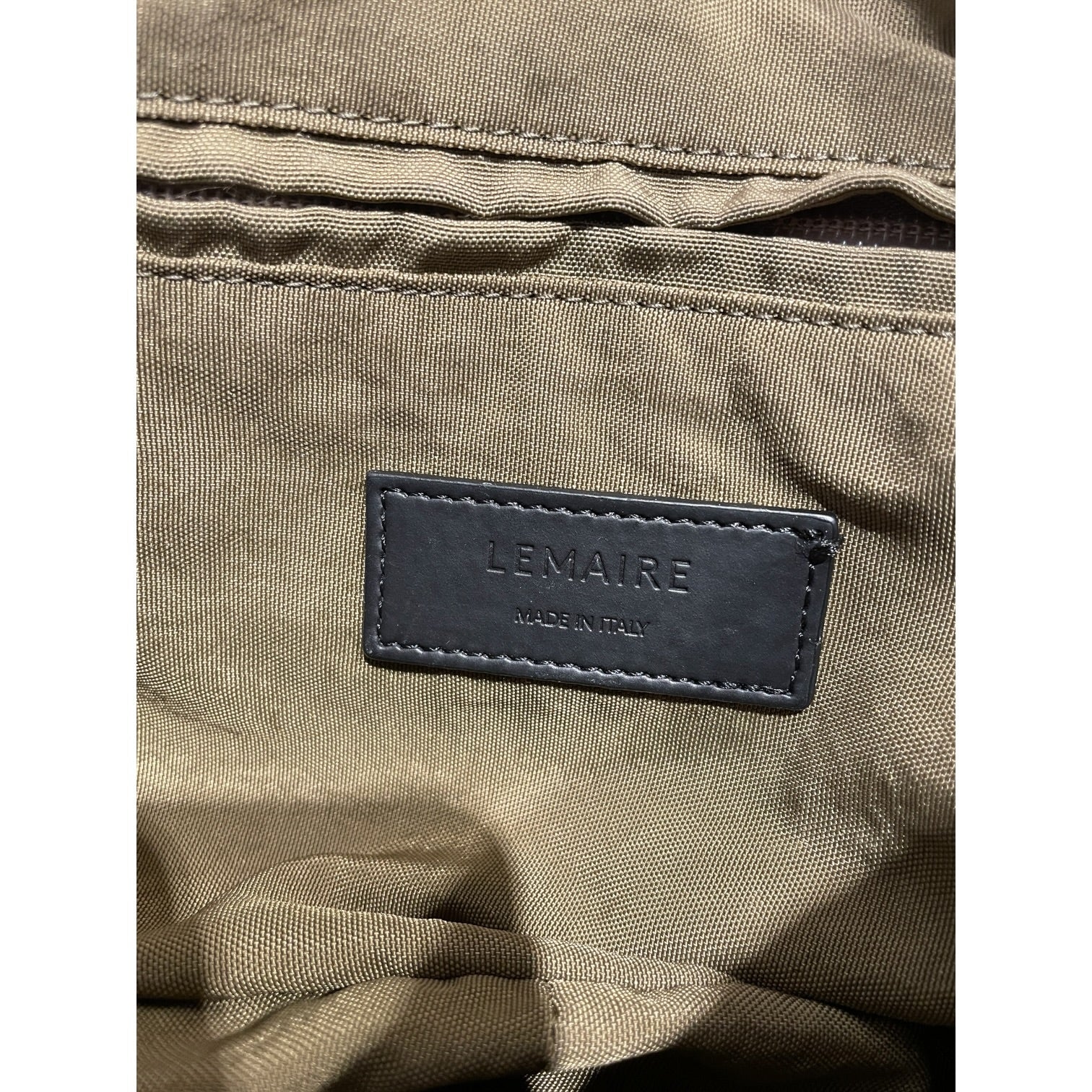 LEMAIRE/Cross Body Bag/Nylon/GRN/Green Soft Game Shoulder Bag view 3