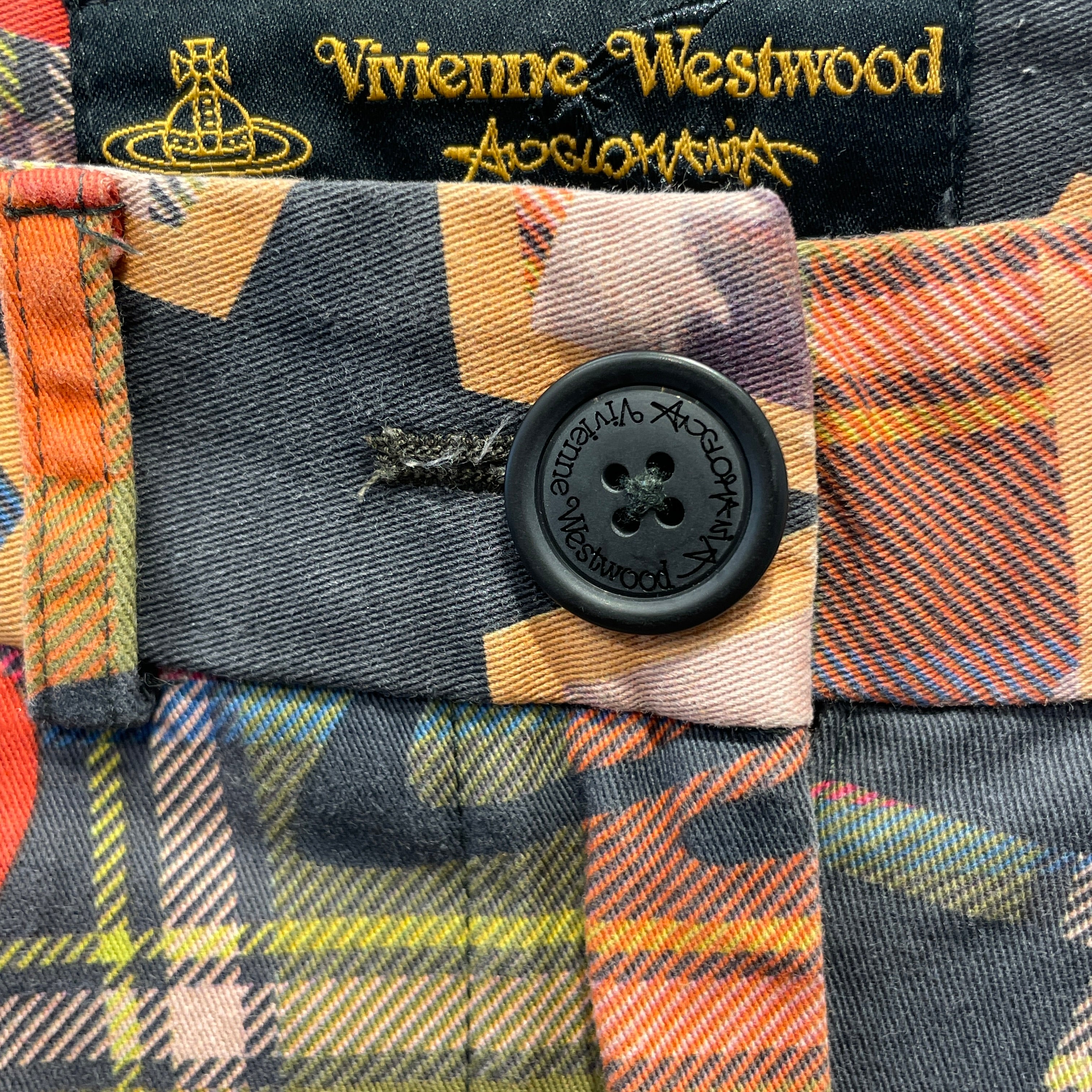 Vivienne Westwood/Skinny Pants/38/All Over Print/Cotton/RED/aw13 view 3