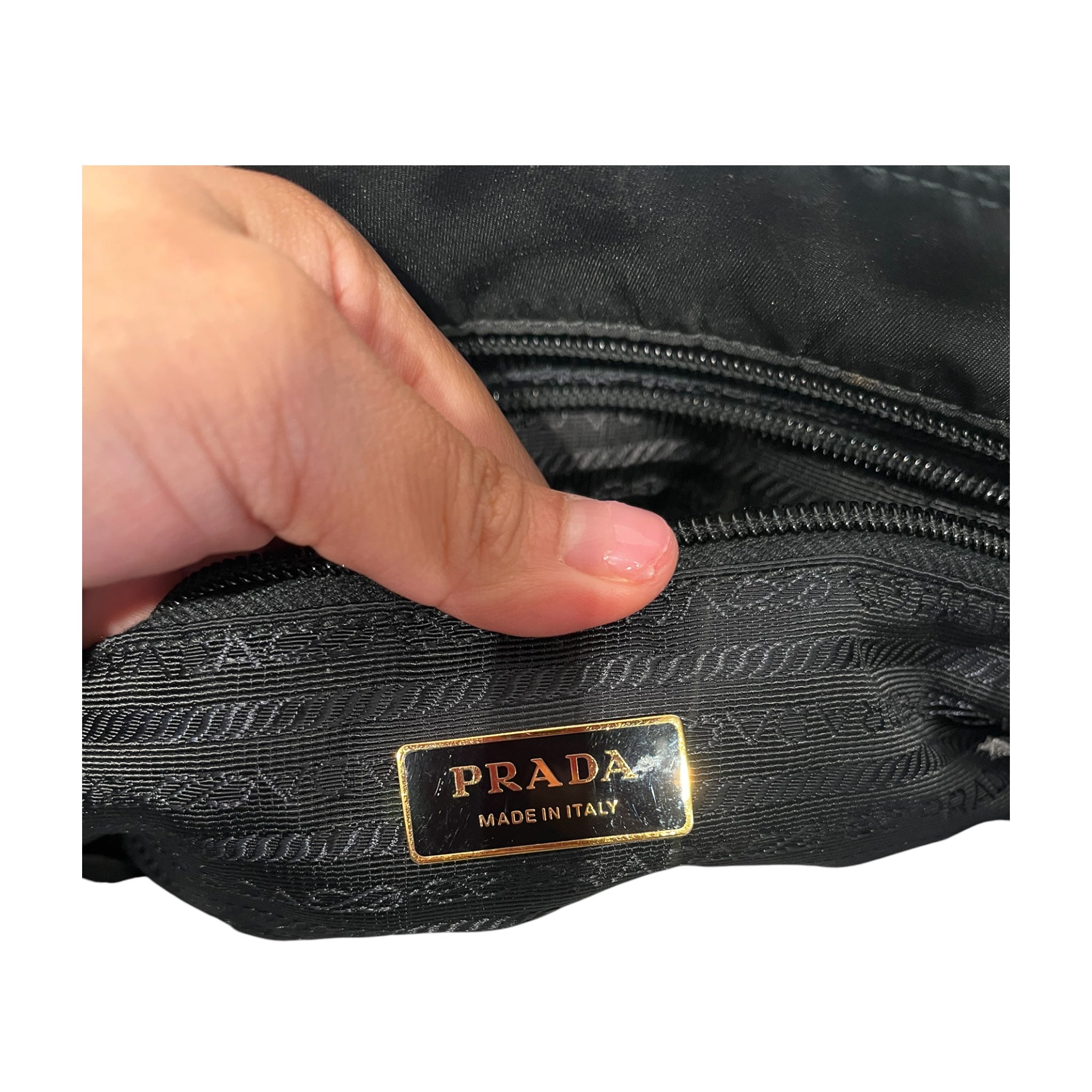 PRADA/Hand Bag/Floral Pattern/Nylon/BLK/NO. 110 Flowers Tessuto M view 6