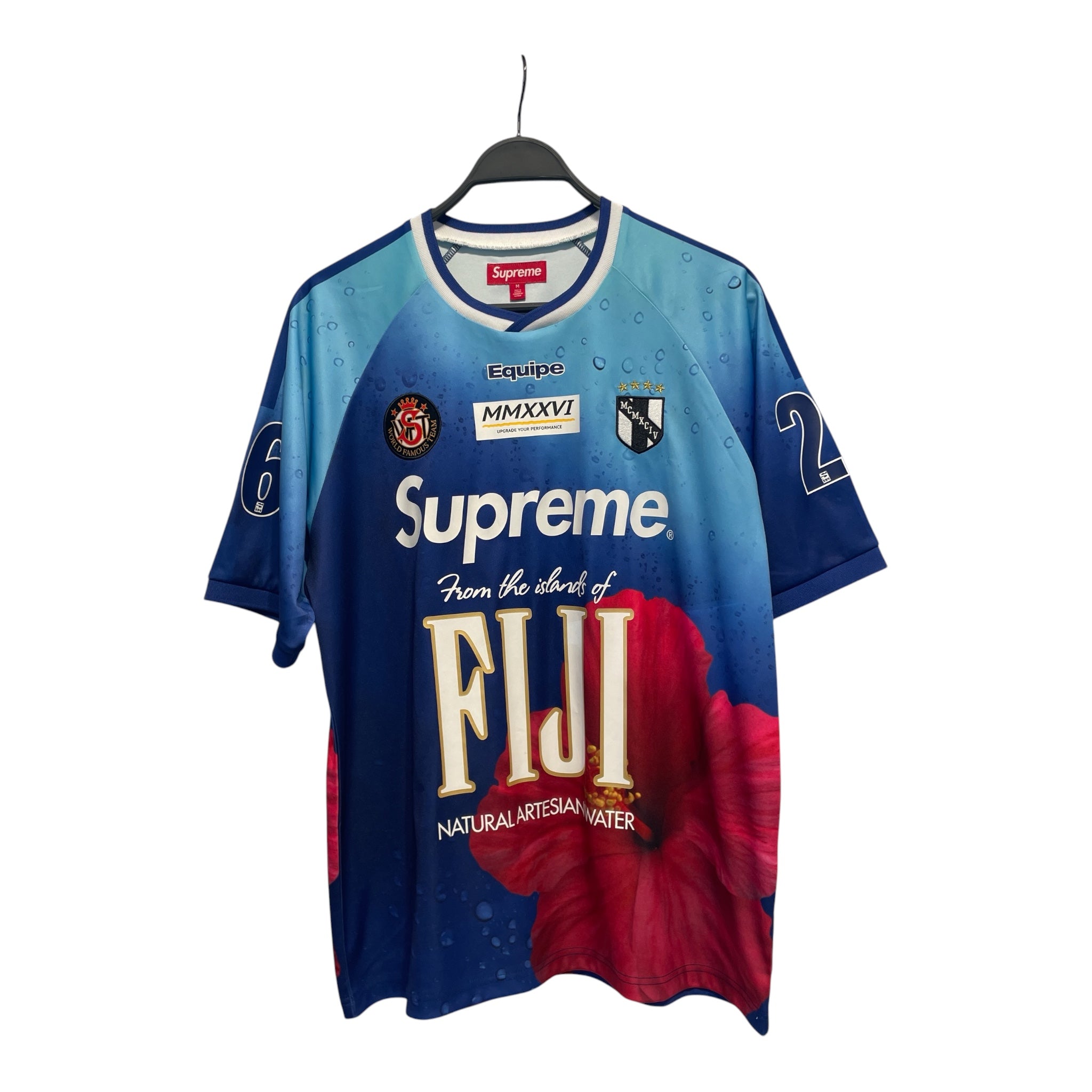 Supreme/T-Shirt/M/Polyester/BLU/Graphic/fiji view 1