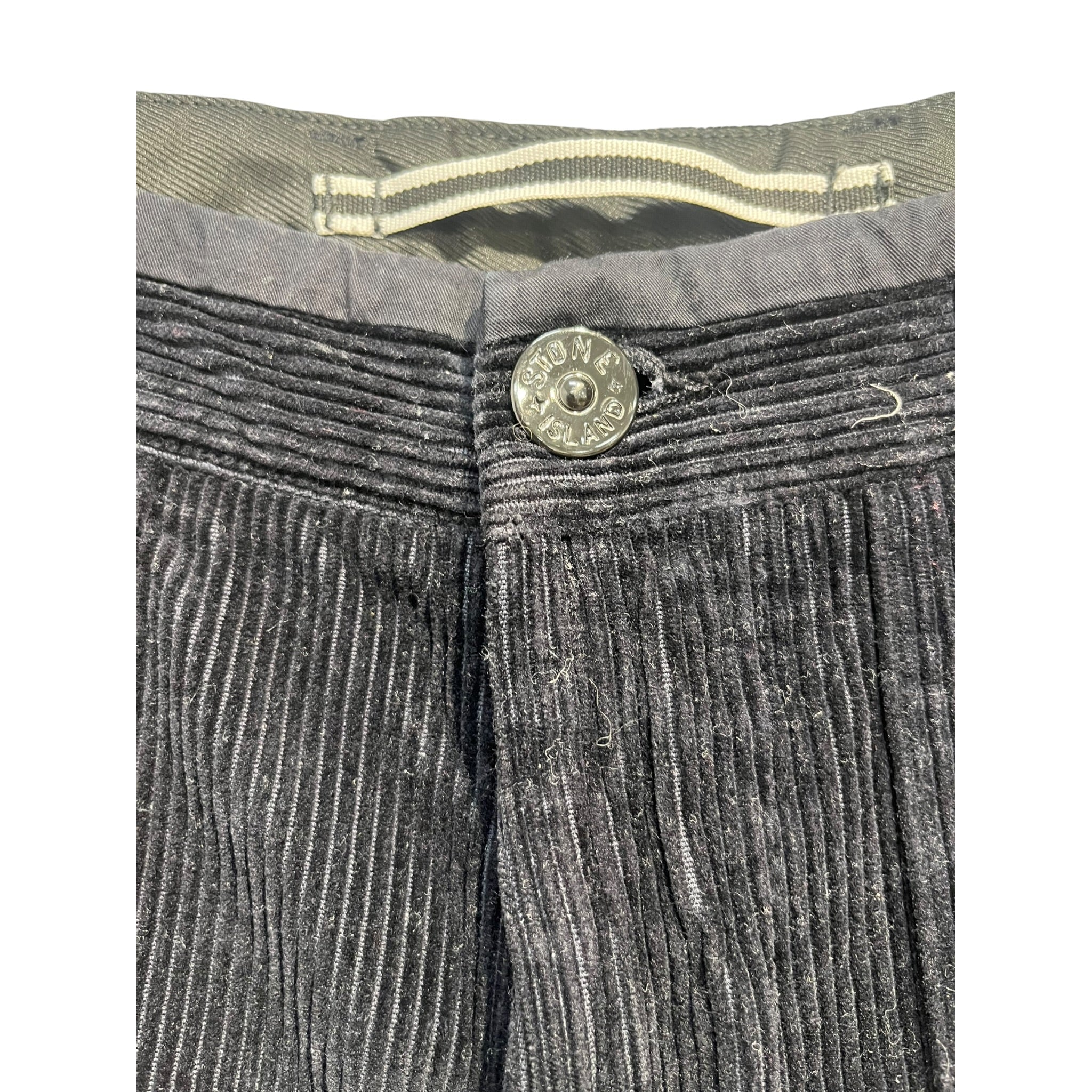 STONE ISLAND/Pants/M/Corduroy/NVY/CORDUROY PLAIN view 4