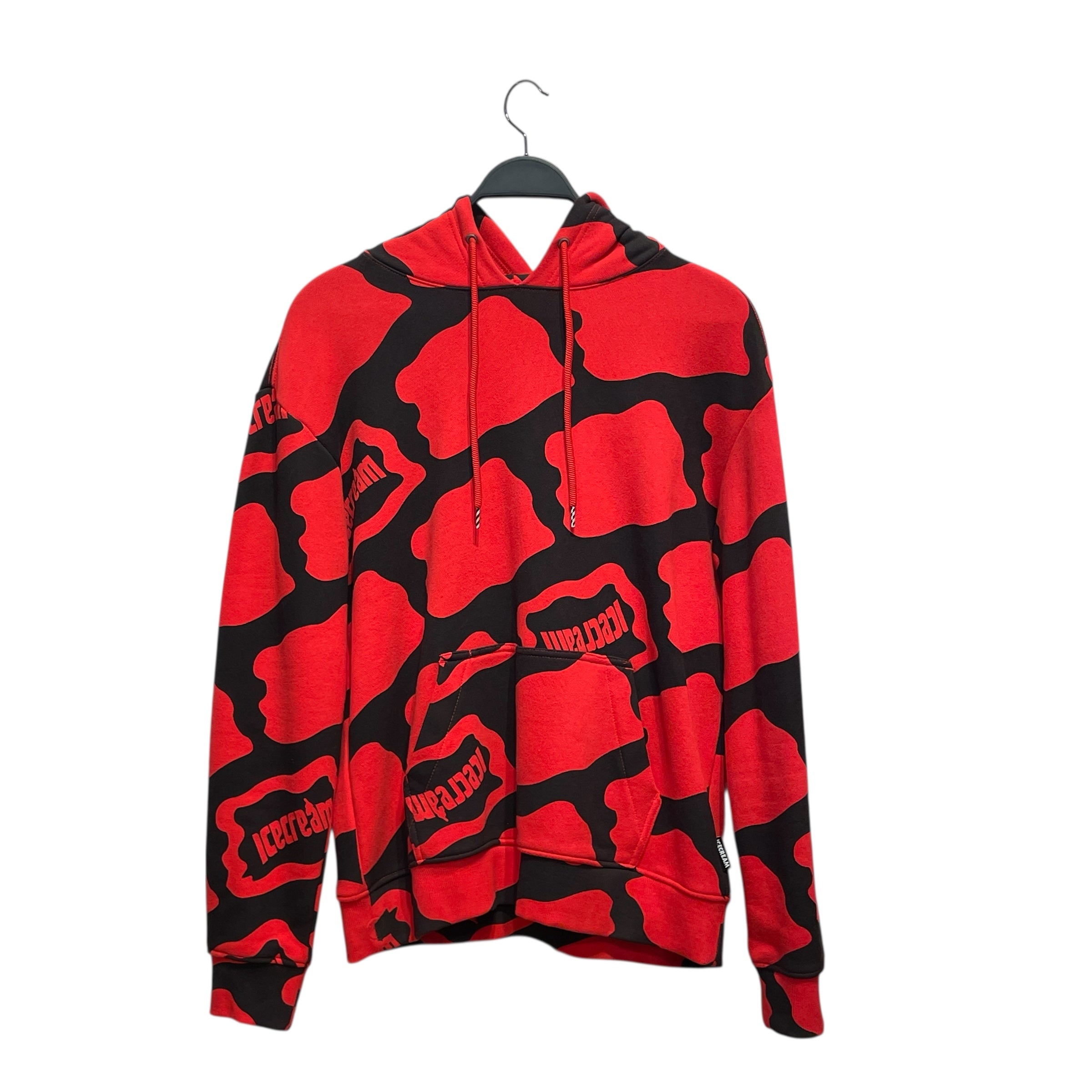 ICE CREAM/Hoodie/S/Cotton/RED/Patches view 1