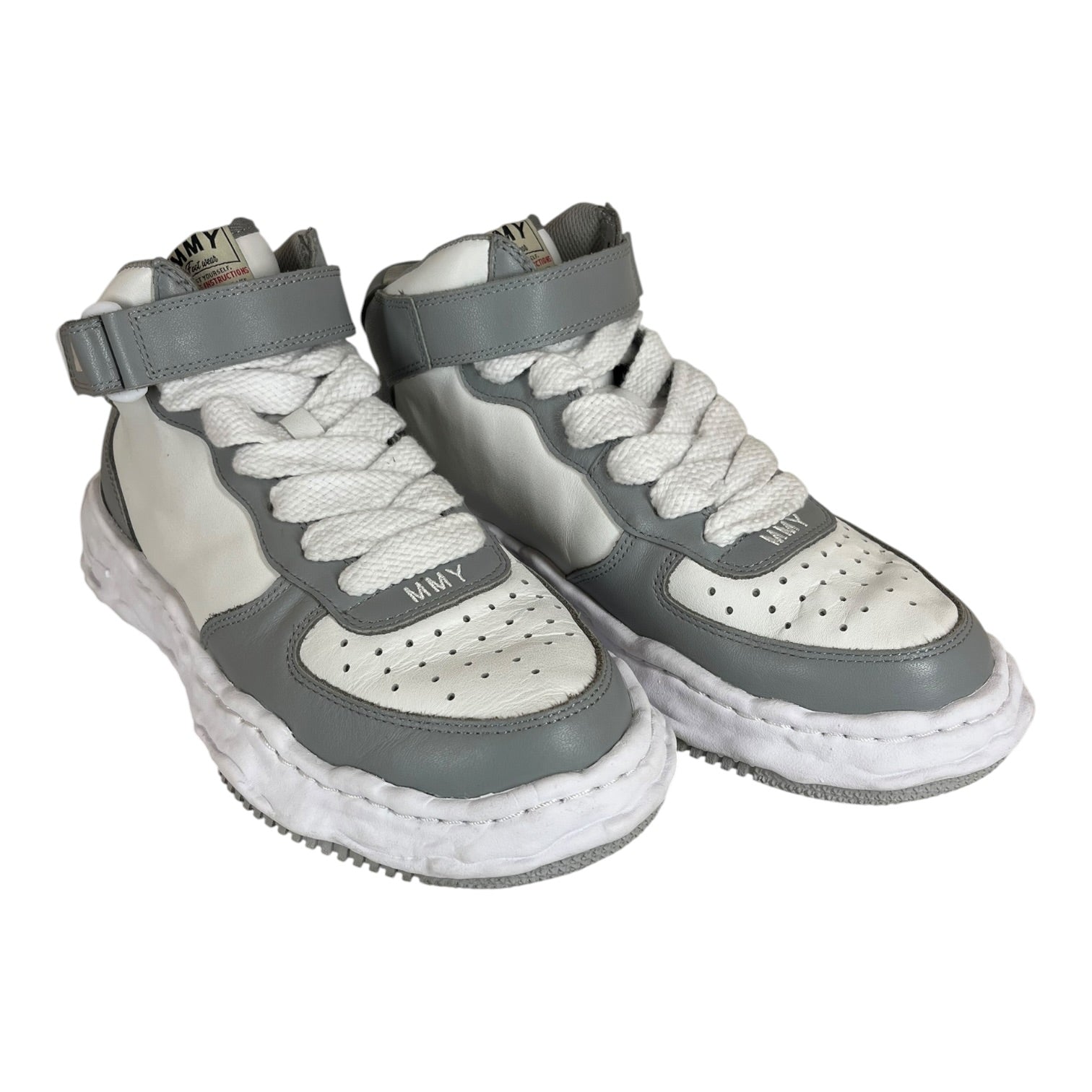 MIHARA YASUHIRO/Hi-Sneakers/US 11/Leather/GRY/MMY WAYNE view 1