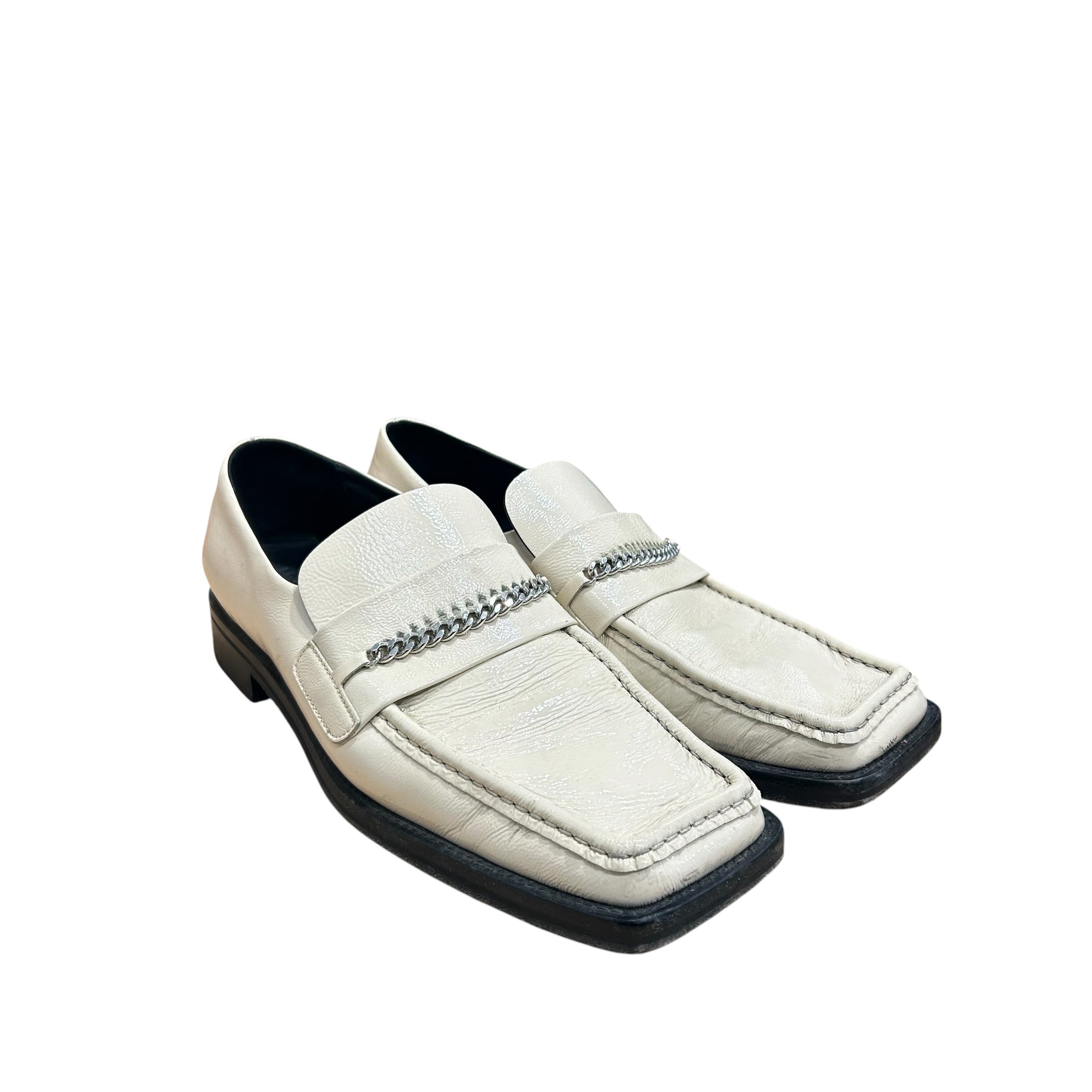 MARTINE ROSE/Loafers/US 12/WHT/ view 1