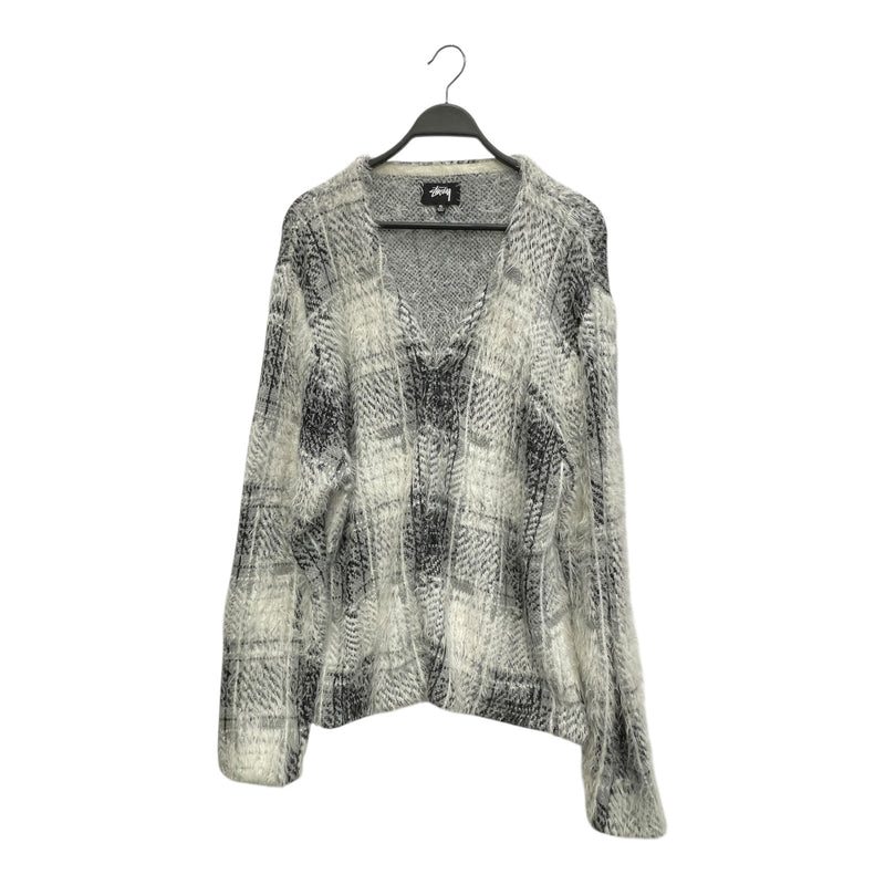 STUSSY/Cardigan/XL/Plaid/Nylon/SLV/Snap Front/