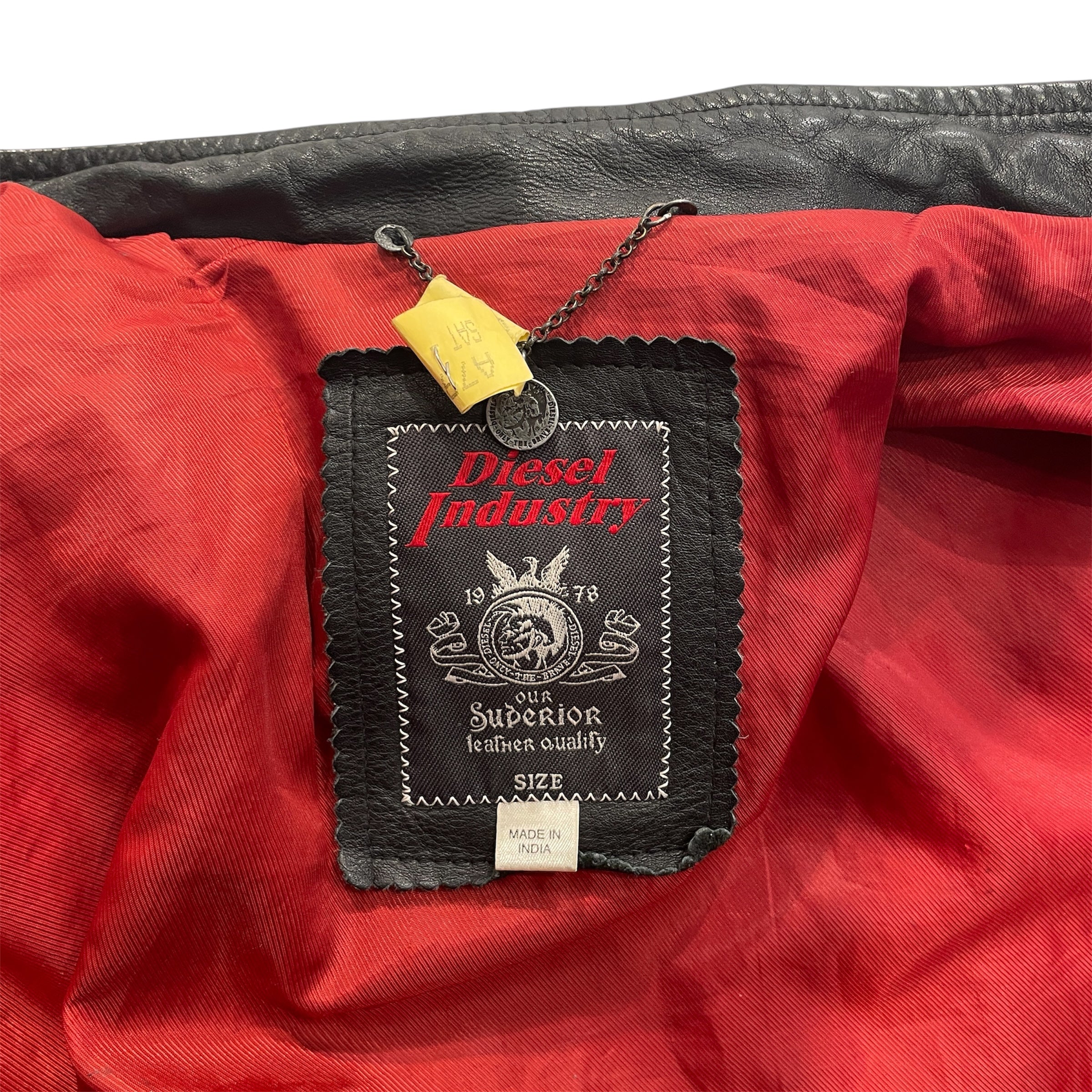 DIESEL/Leather Jkt/L/Leather/BLK/25594 view 3