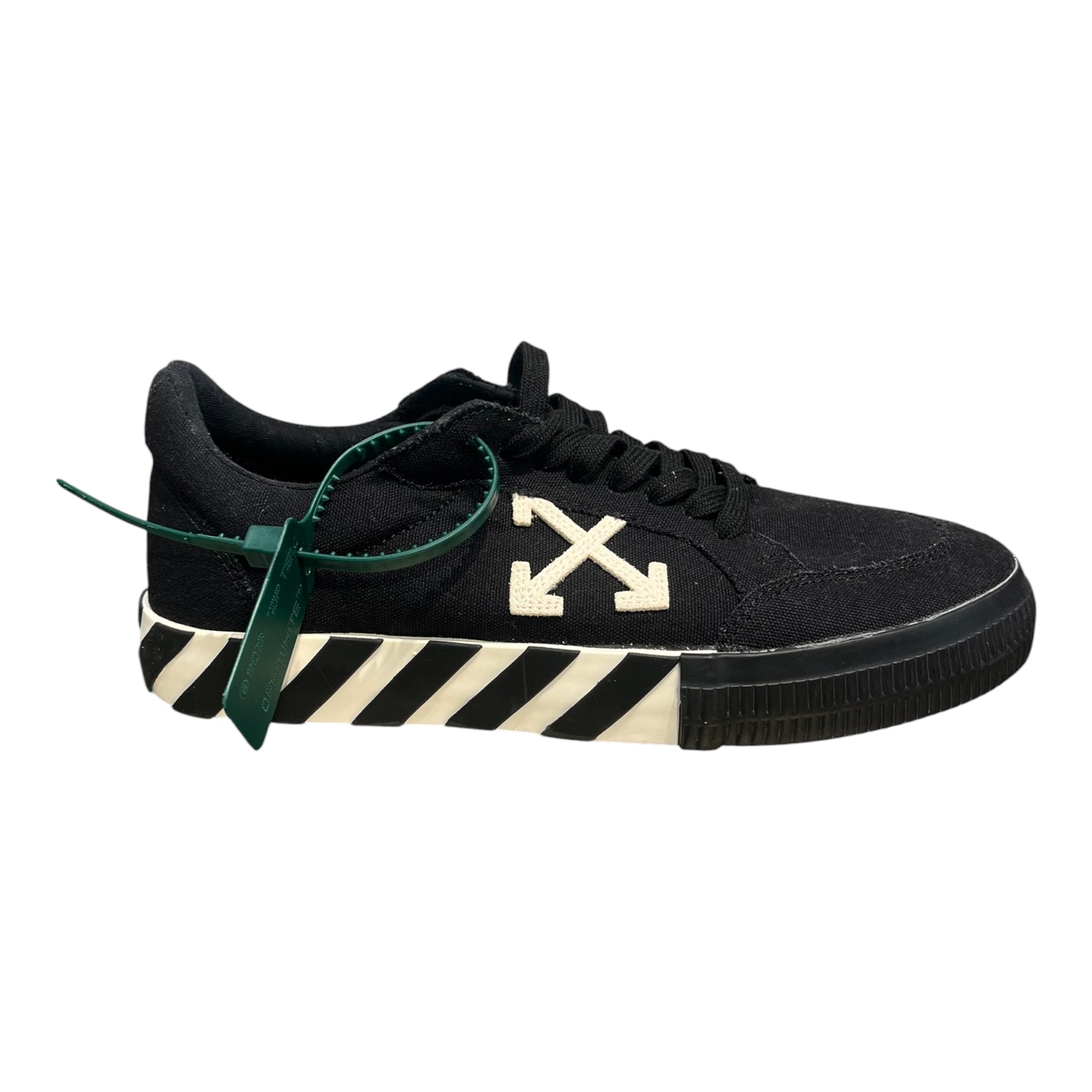 OFF-WHITE/Low-Sneakers/EU 42/BLK/VULCANIZED CANVAS BLK/WHT SOLE view 4