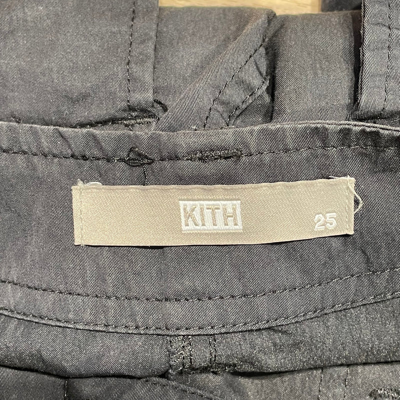 KITH/Wide Leg Pants/25/Nylon/BLK/PARACHUTE