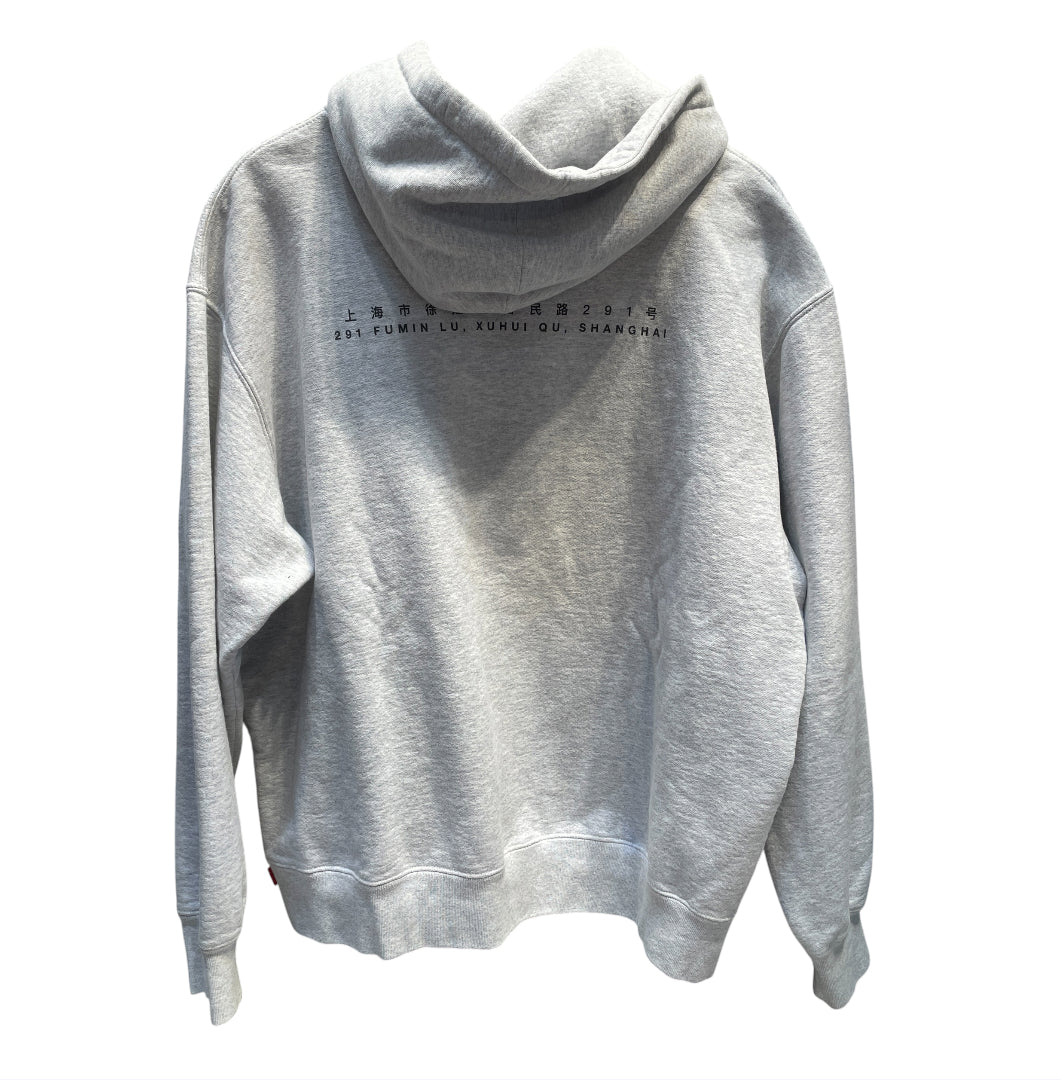 Supreme/Hoodie/L/Cotton/GRY/SHANGHAI view 2