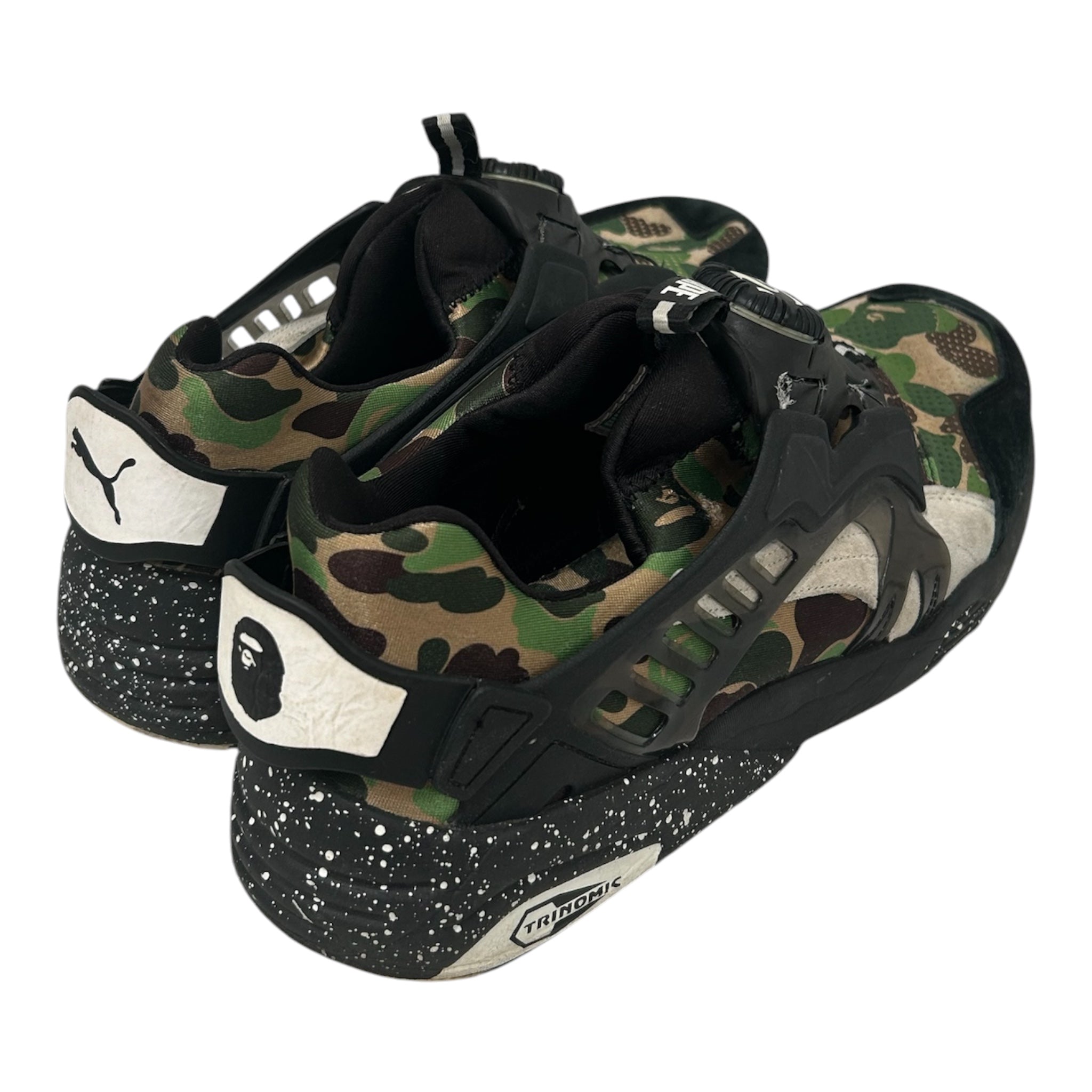 PUMA/Low-Sneakers/US 9/Cotton/BLK/BAPE DISC BLAZE view 2