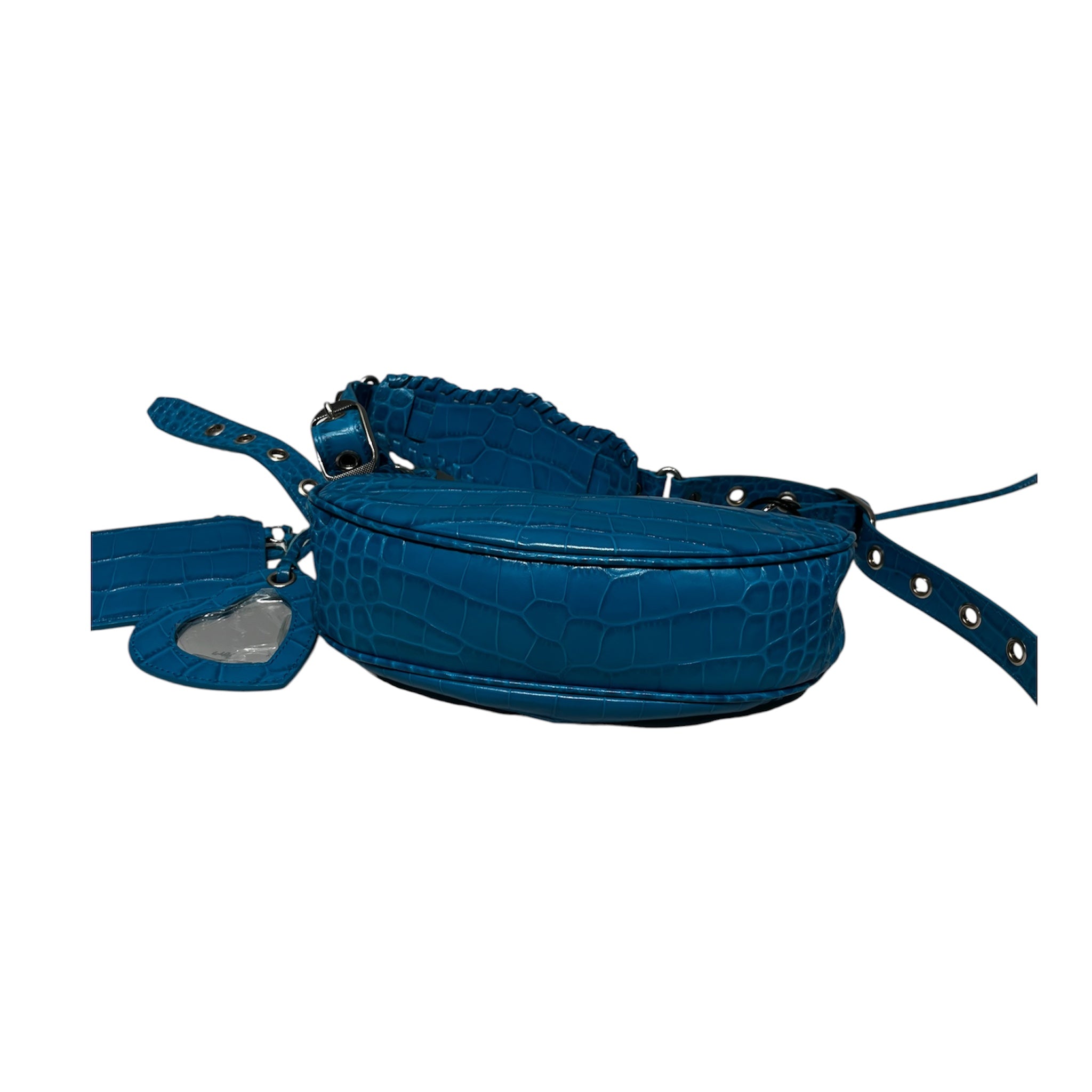 BALENCIAGA/Pouch/Animal Pattern/Leather/BLU/Le Cagole Shoulder Bag XS view 3