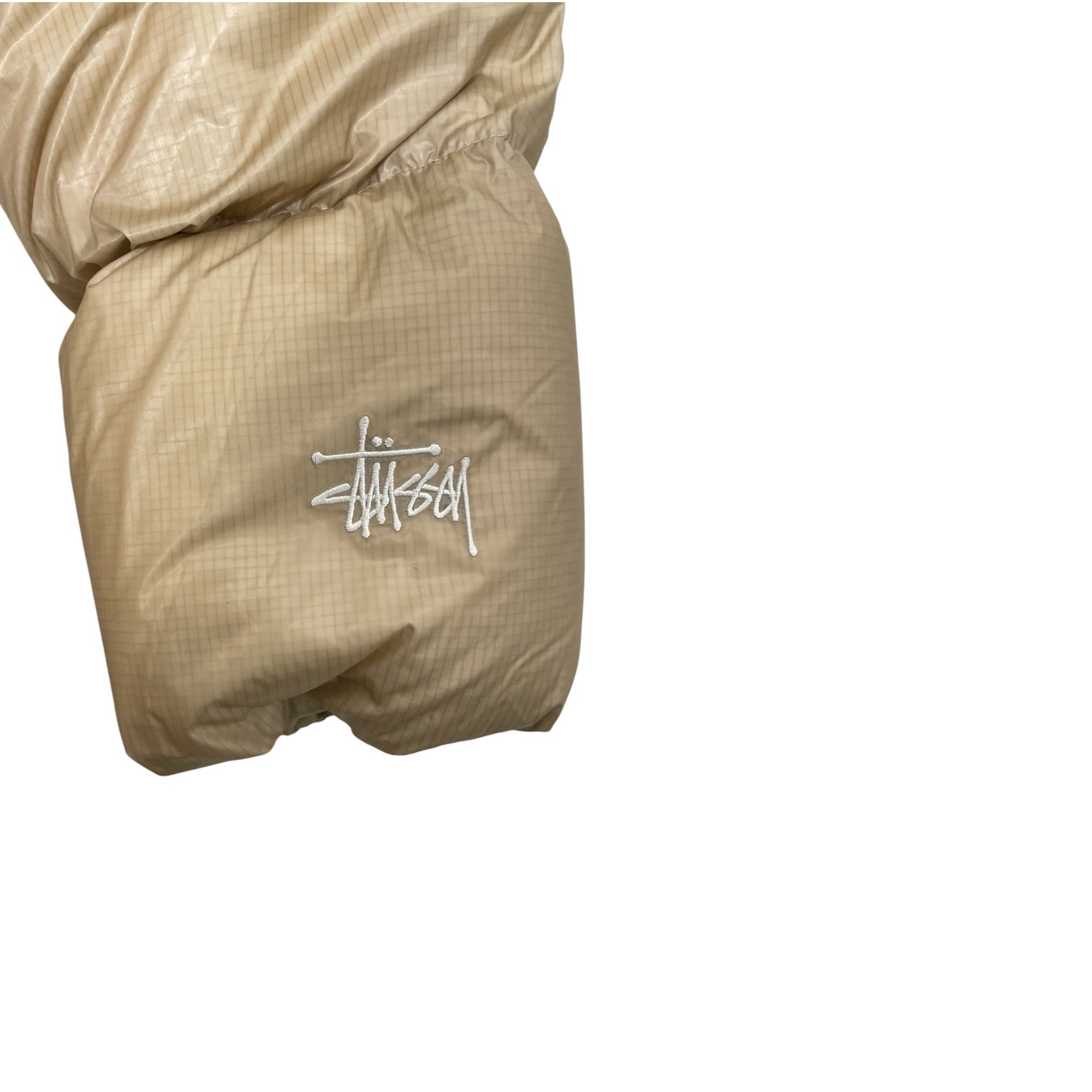 STUSSY/Puffer Jkt/XL/Polyester/BEG/ view 3