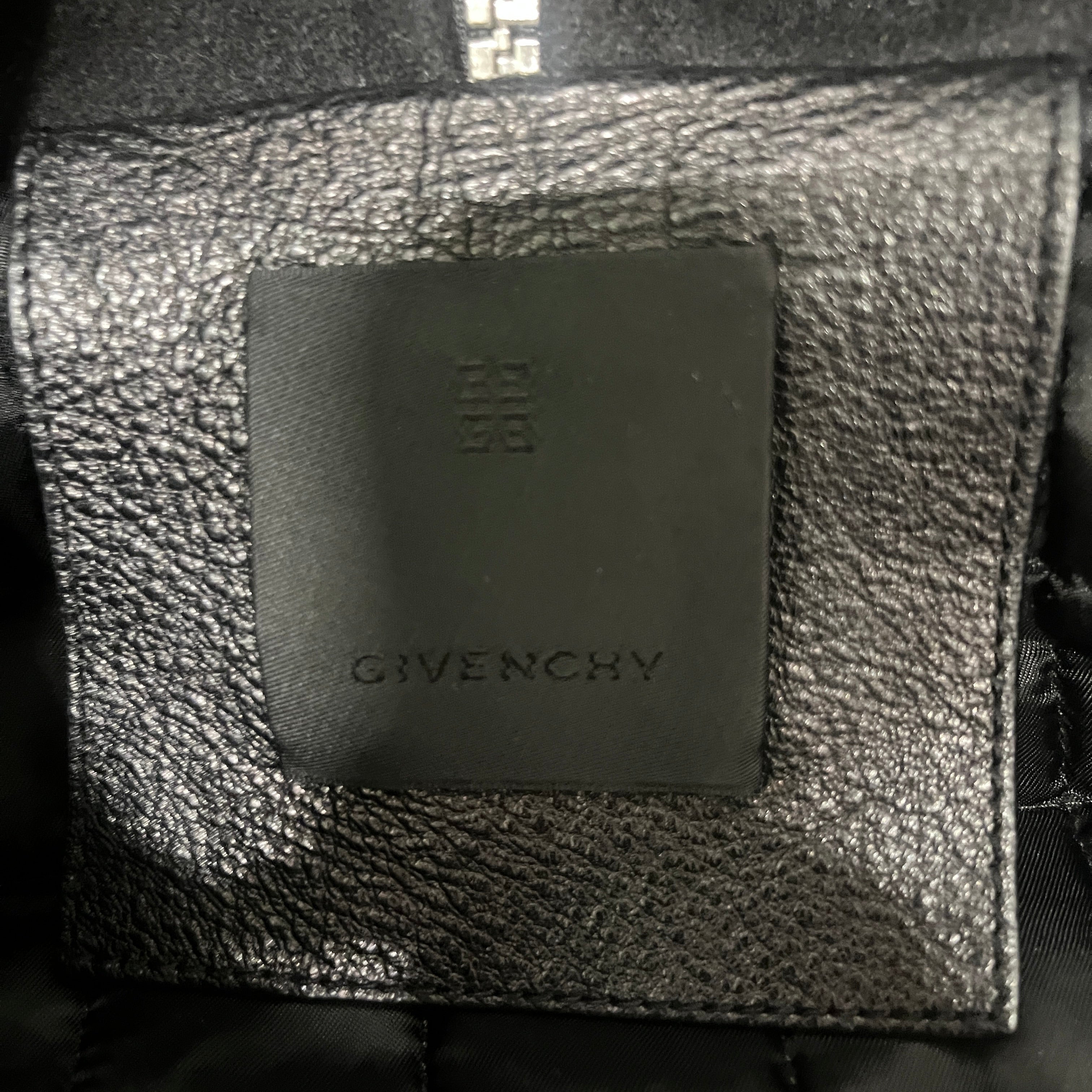 GIVENCHY/Jacket/48/Wool/BLK/HOODED VARSITY view 3