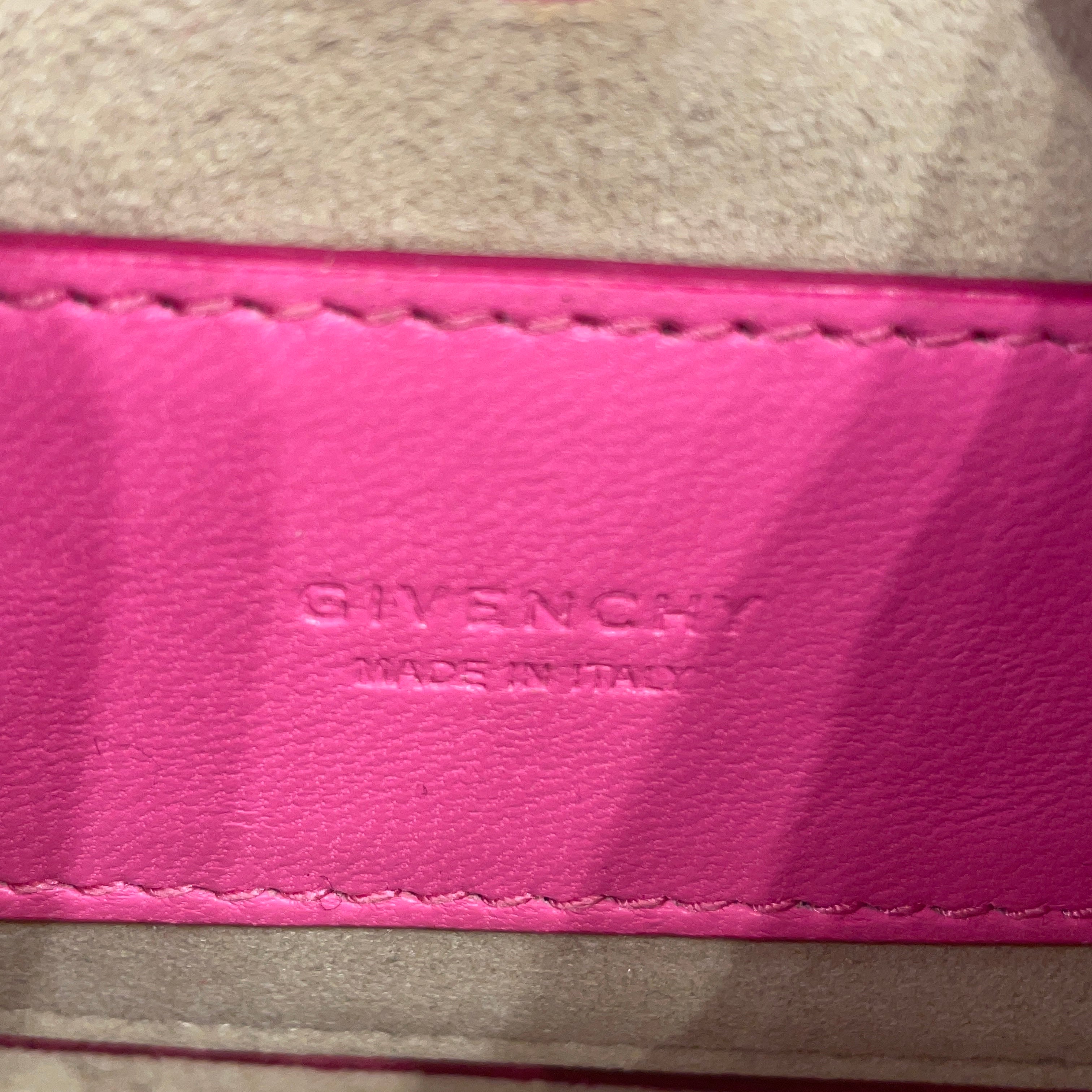 GIVENCHY/Cross Body Bag/Lambskin/PNK/givenchy leather pocket mini view 5