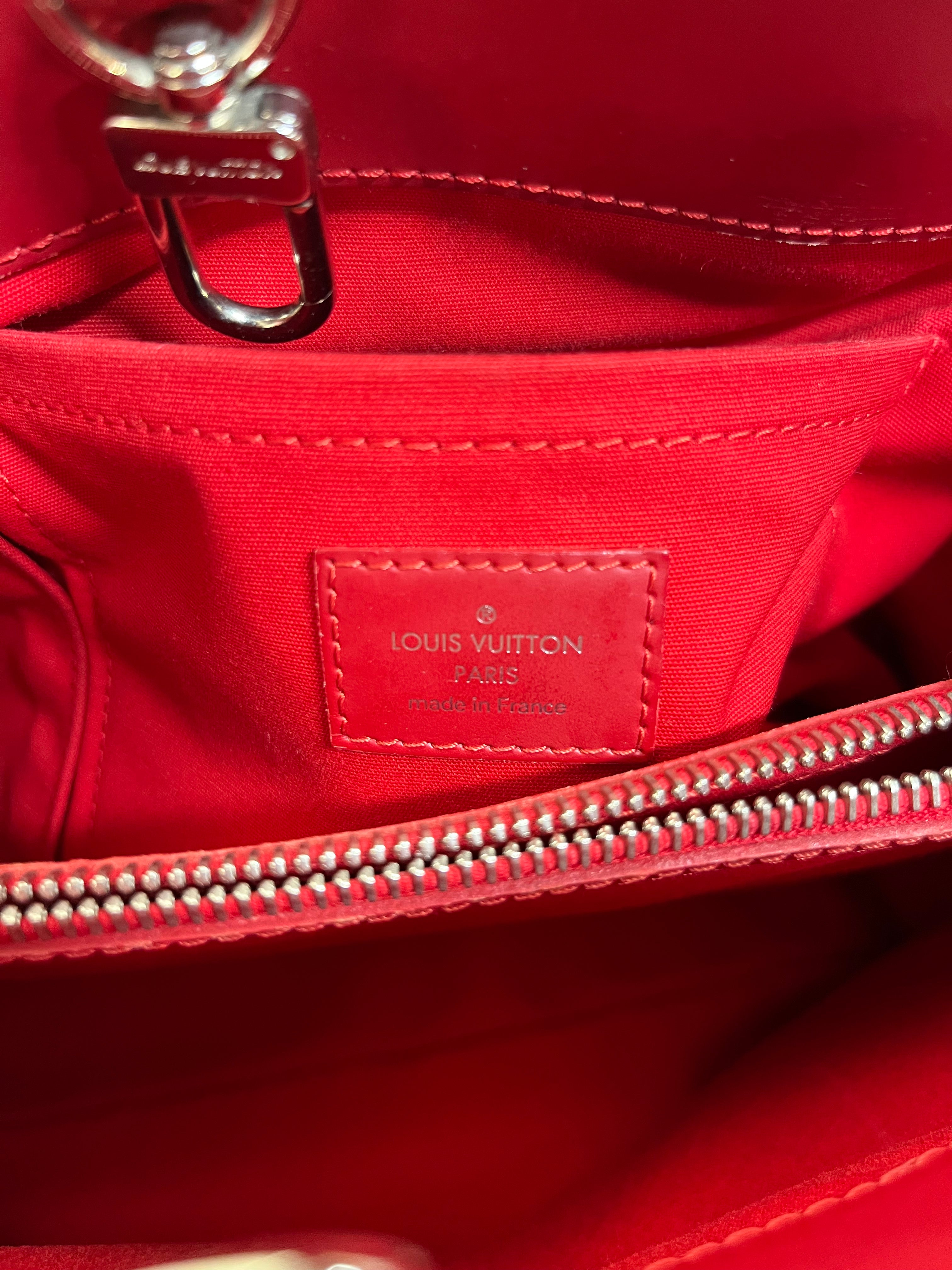 LOUIS VUITTON/Hand Bag/Leather/RED/Epi Passy view 5