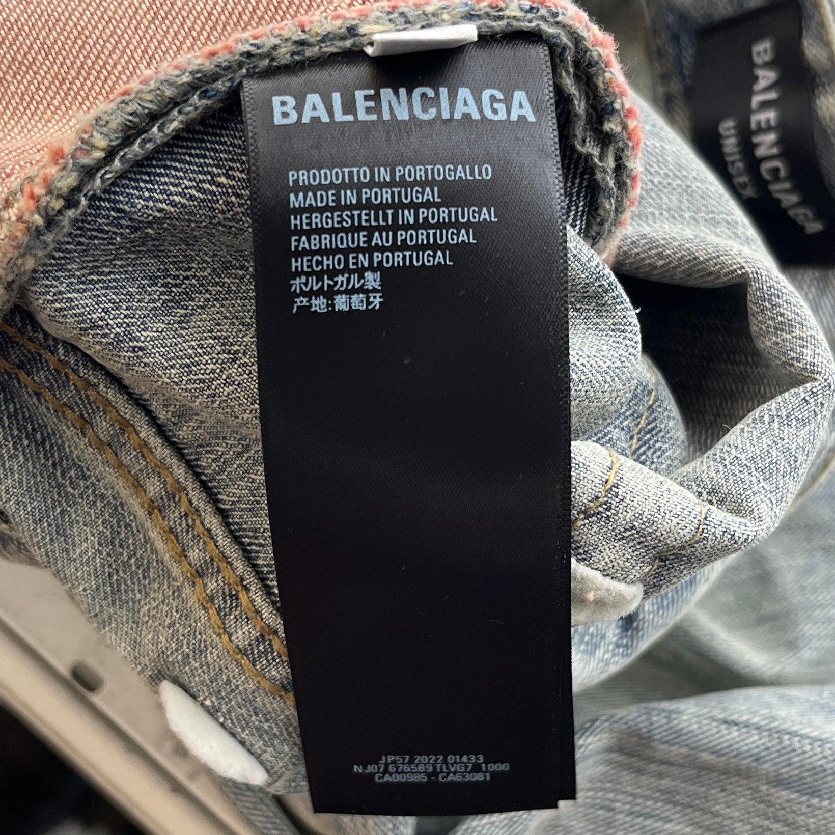 BALENCIAGA/Bootcut Pants/L/Denim/BLU/Light Wash Denim Flare view 4