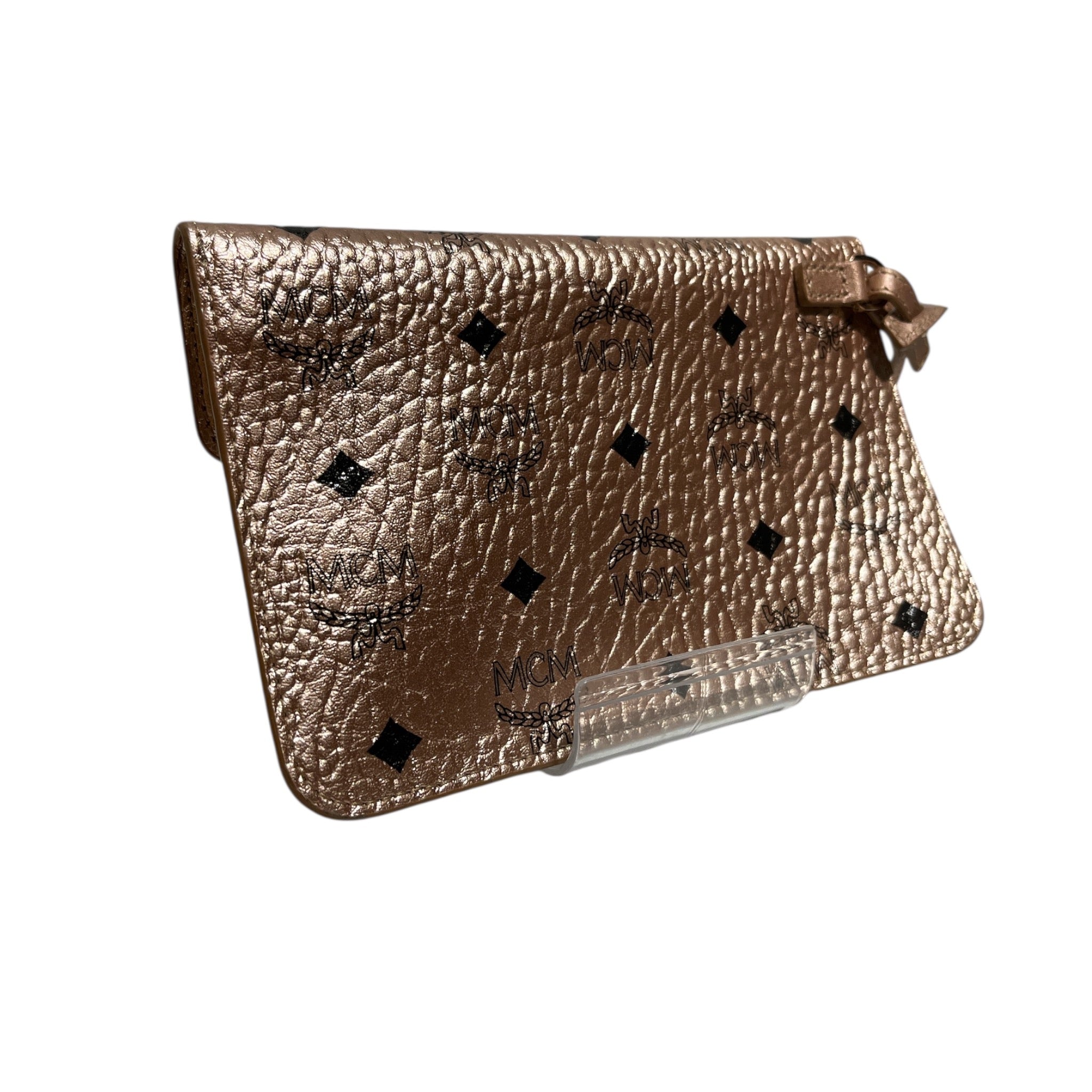 MCM/Clutch Bag/Monogram/Leather/PNK/ROSE GOLD view 4