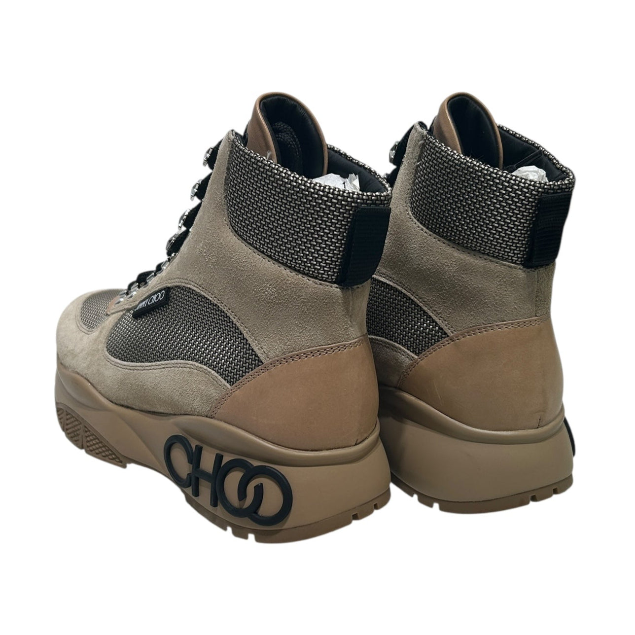 JIMMY CHOO/Trekking Boots/EU 39/Suede/BEG/hiking boot view 2