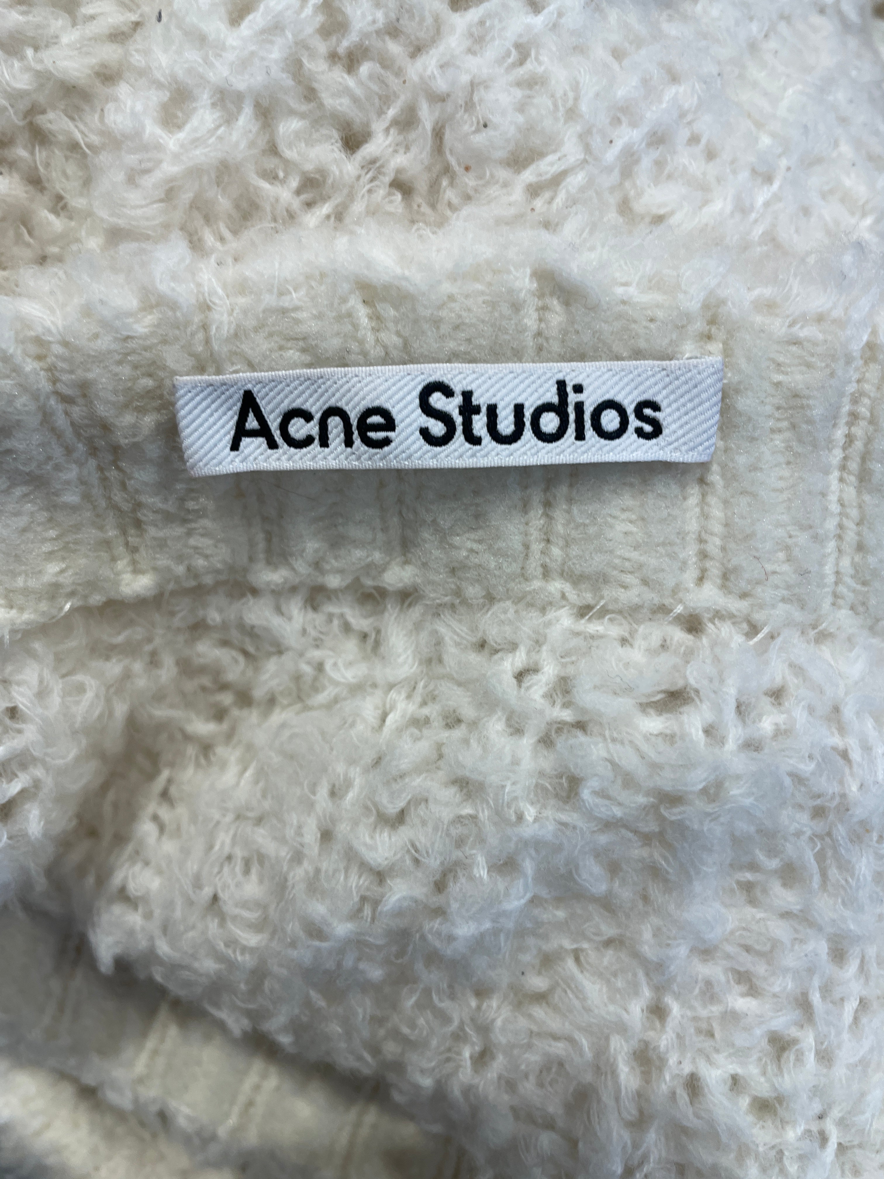 Acne Studios/Long Skirt/L/Wool/CRM/LOOSE KNIT FLAR BOTTOM view 3