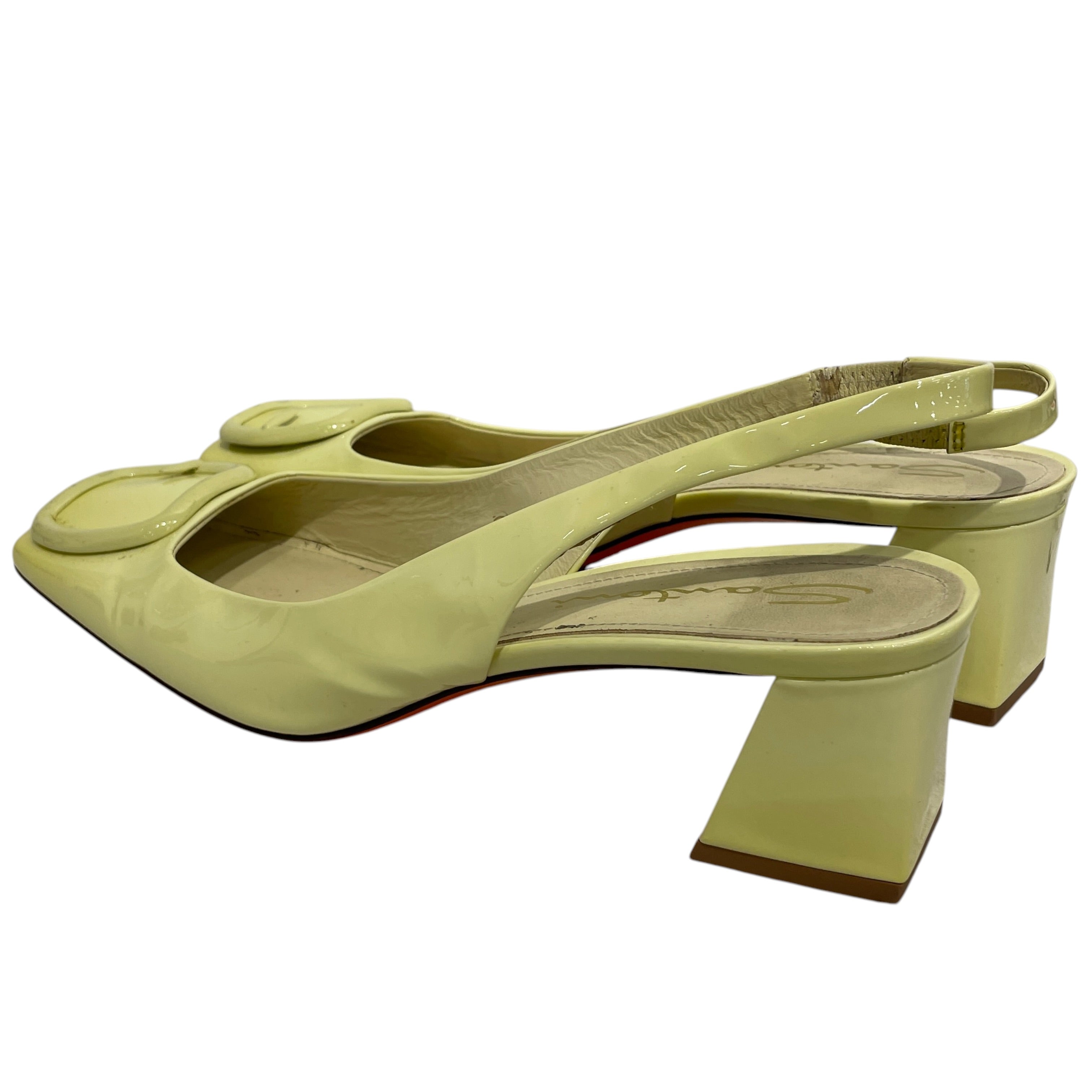 Santoni/Heels/UK 5/Leather/YEL/ view 2