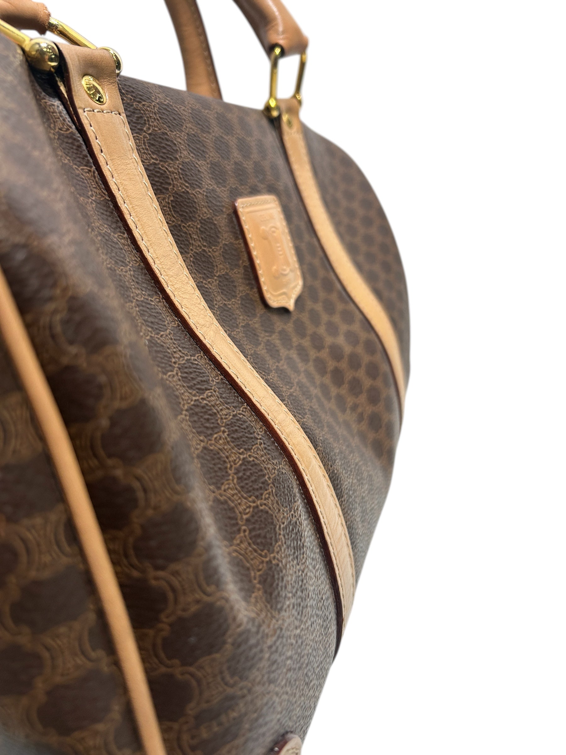 CELINE/Hand Bag/Leather/BRW/macadam boston view 6