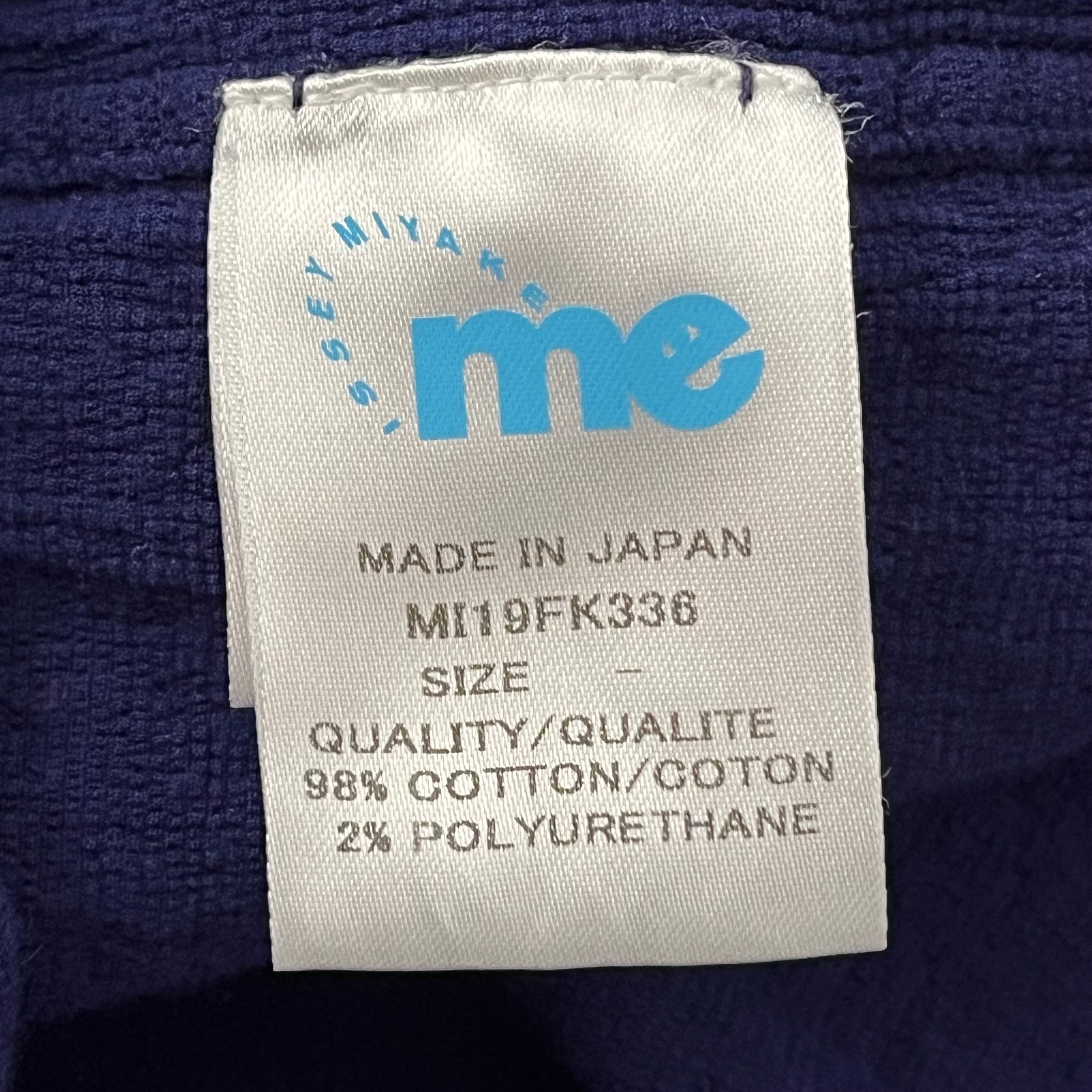 me ISSEY MIYAKE/SS Blouse/Cotton/PPL/MI19FK336 view 3