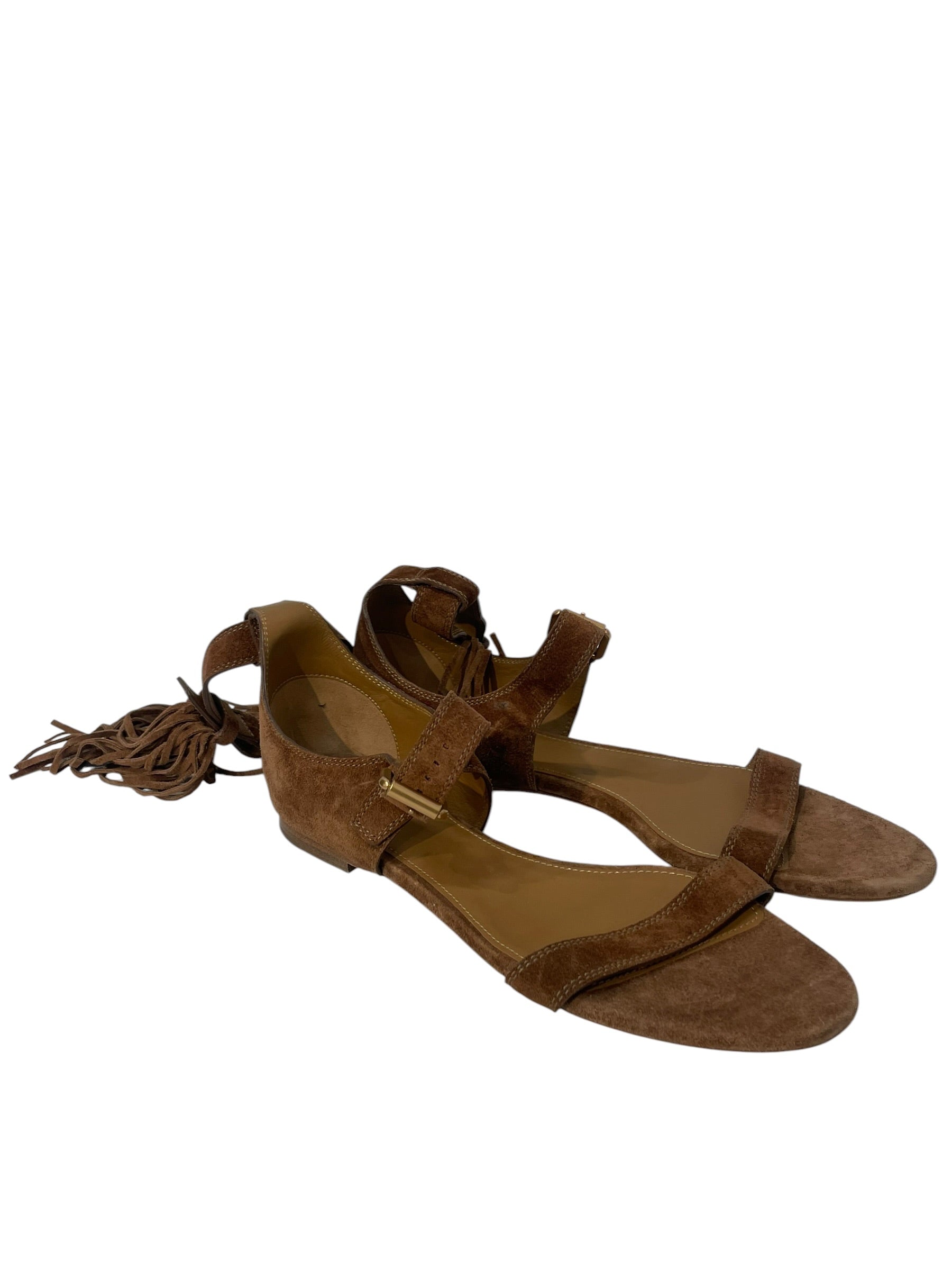 Chloe/Sandals/EU 38/Leather/CML/Frindge Flats view 1