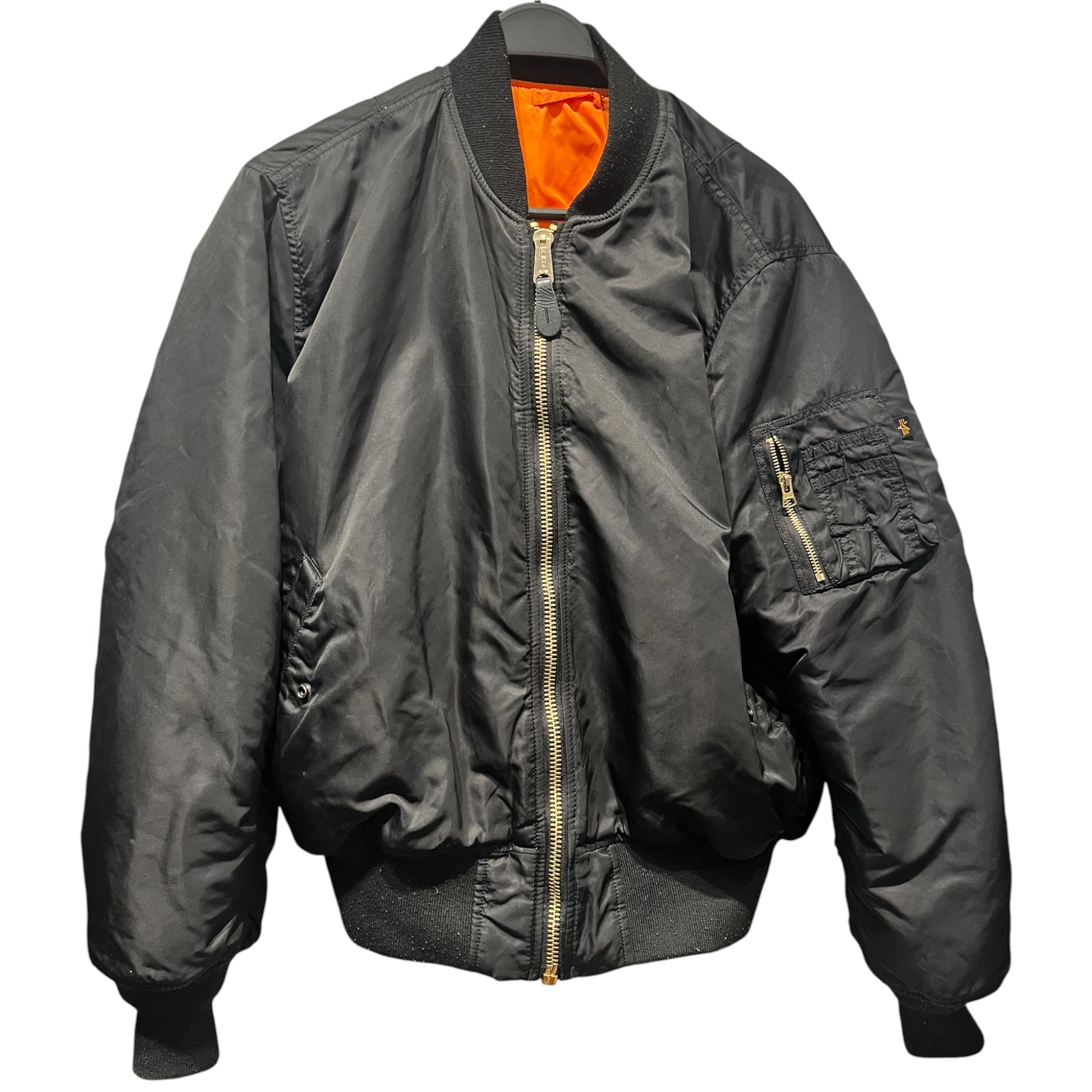 ALPHA INDUSTRIES/Jacket/L/Nylon/BLK/ALPHA INDUSTRIES MA-1 BOMBER view 1