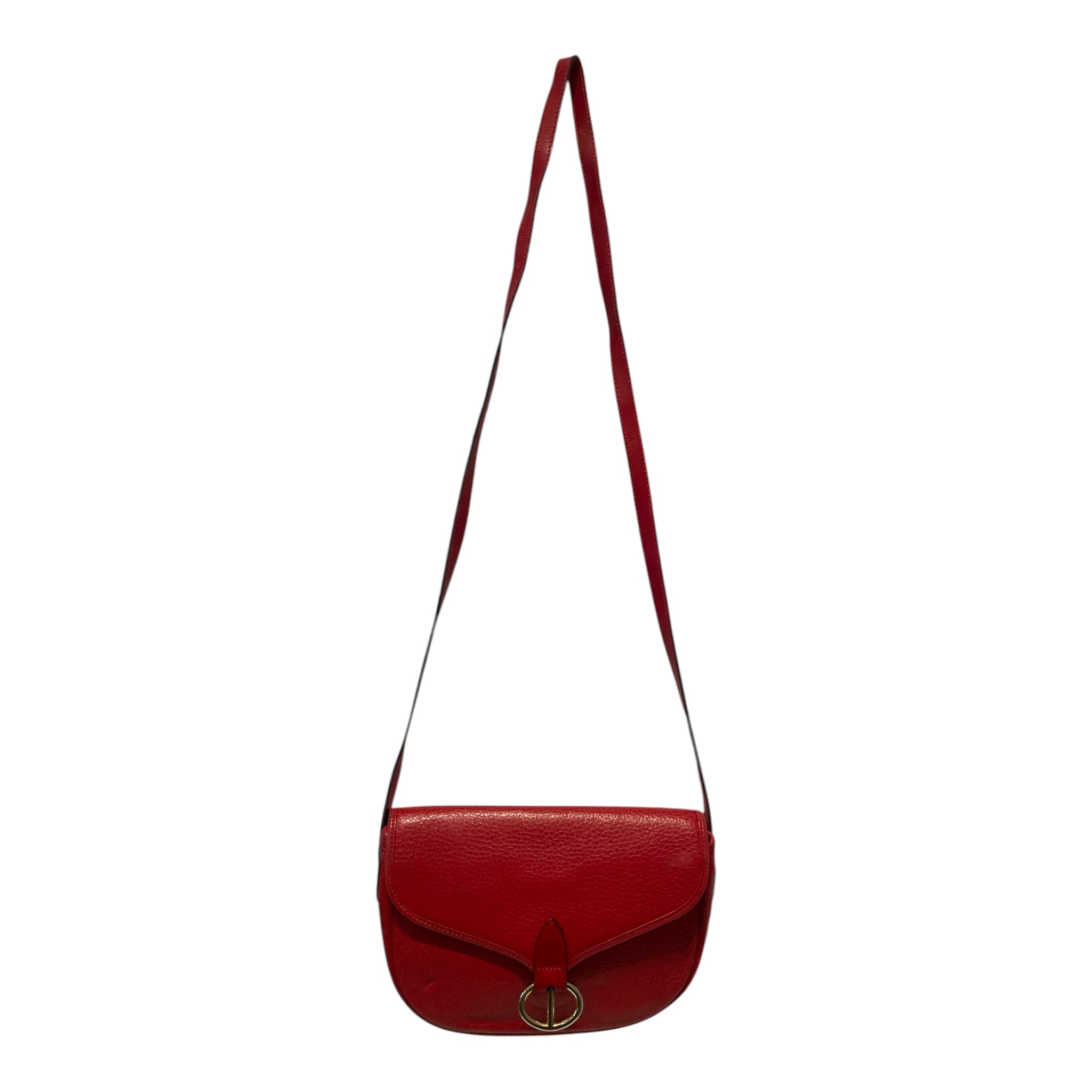 Christian Dior/Bag/Leather/RED/VINTAGE CD SIDEBAG view 1