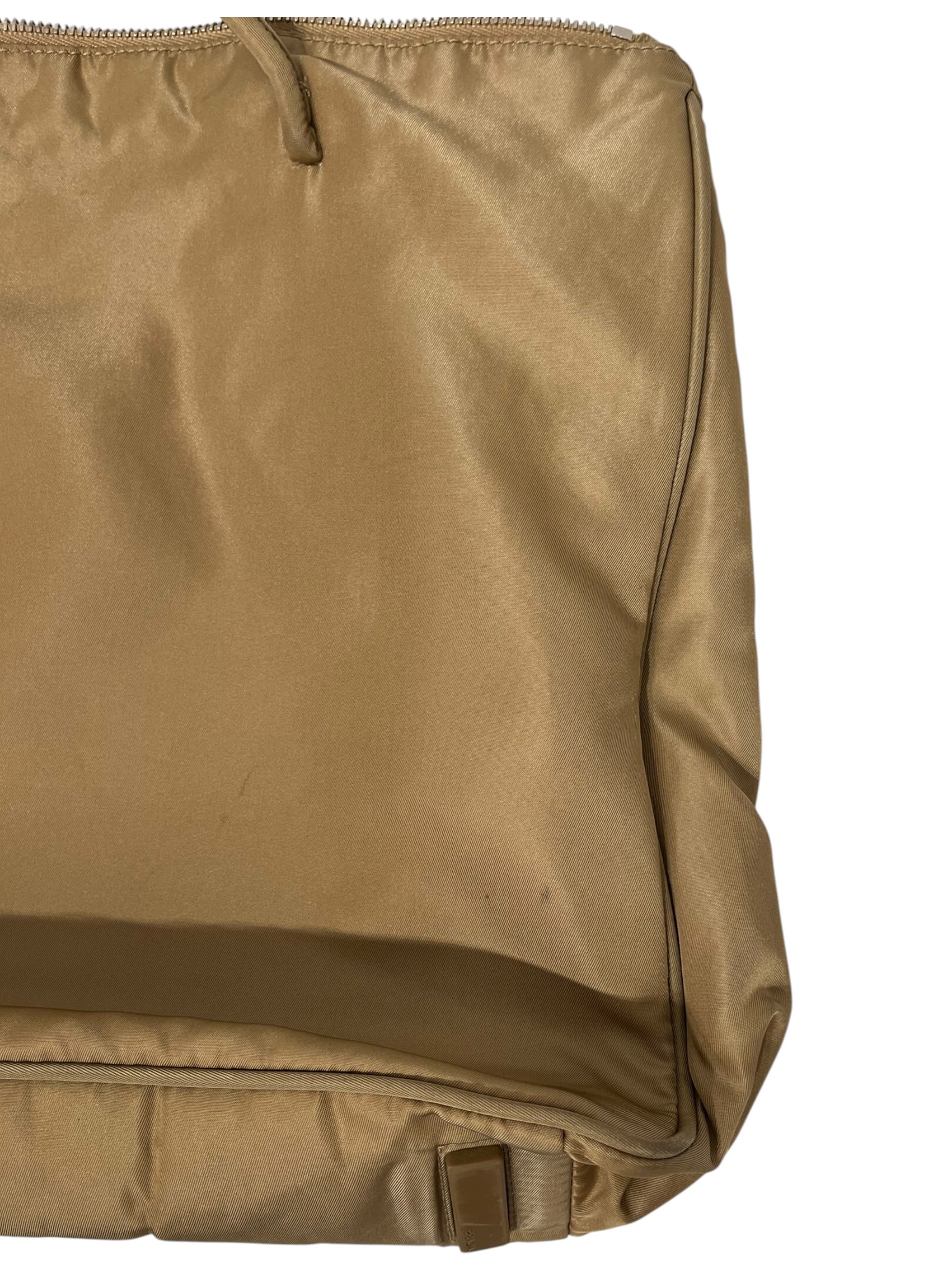 PRADA/Tote Bag/Nylon/BEG/ZIPPER LOCK view 8