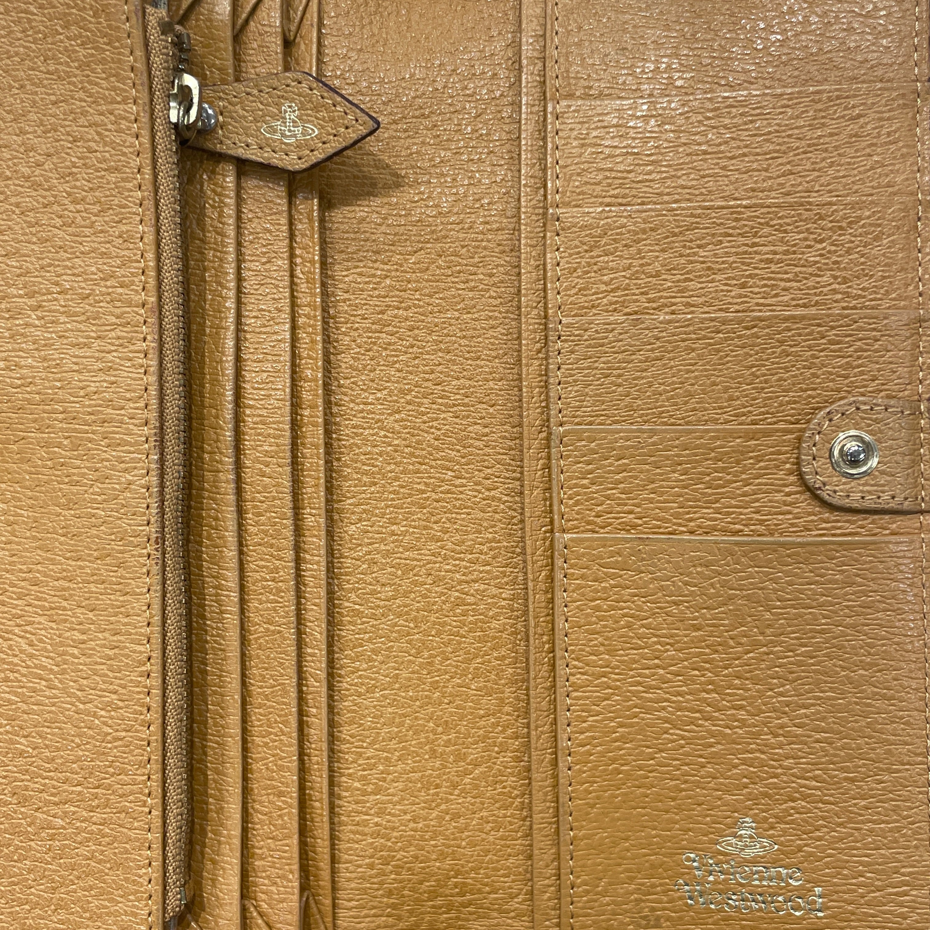 Vivienne Westwood/Bifold Wallet/Leather/CML/zip/long view 2